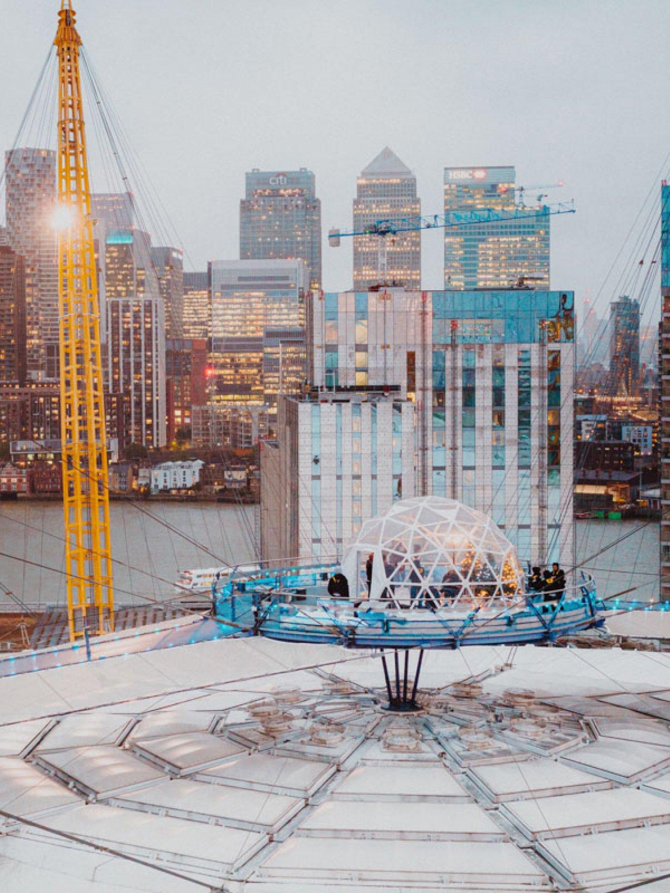 Image 4 of 4 of Virgin Experience Days Christmas at Up at The O2 - Snow Globe Climb for Two, London