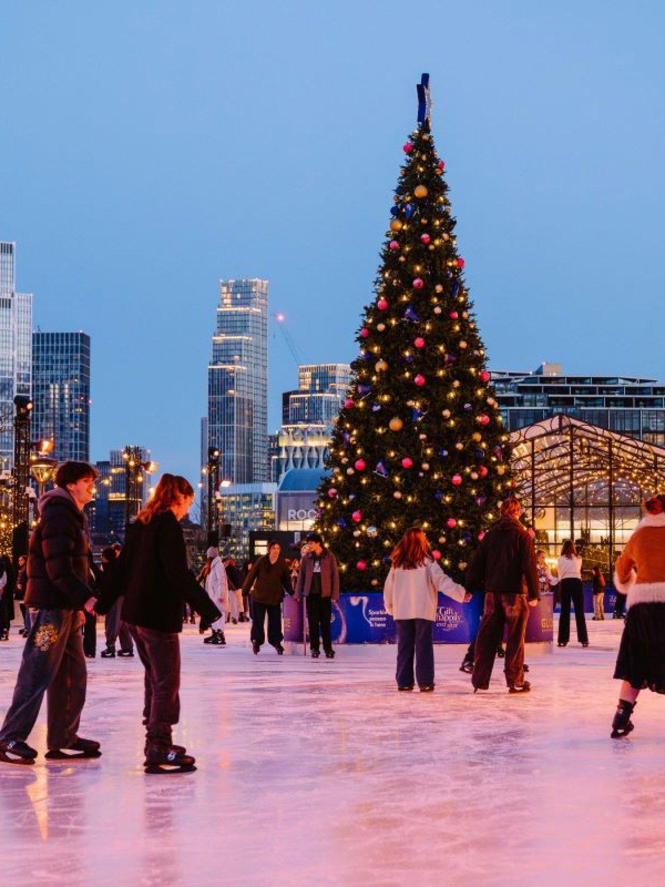 Image 2 of 4 of Virgin Experience Days Glide at Battersea Power Station Ice Skating for Two, London