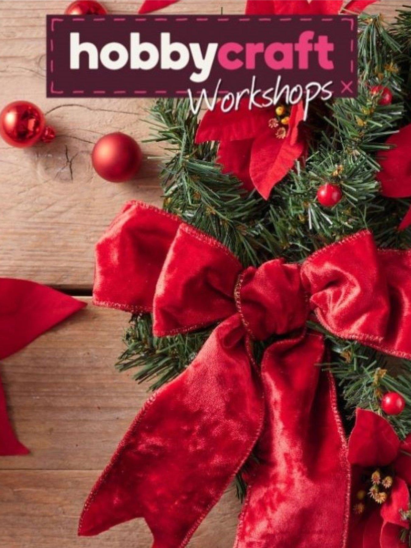 Image 2 of 4 of Virgin Experience Days Hobbycraft Traditional Christmas Wreath Making Workshop for Two - 85 UK Locations