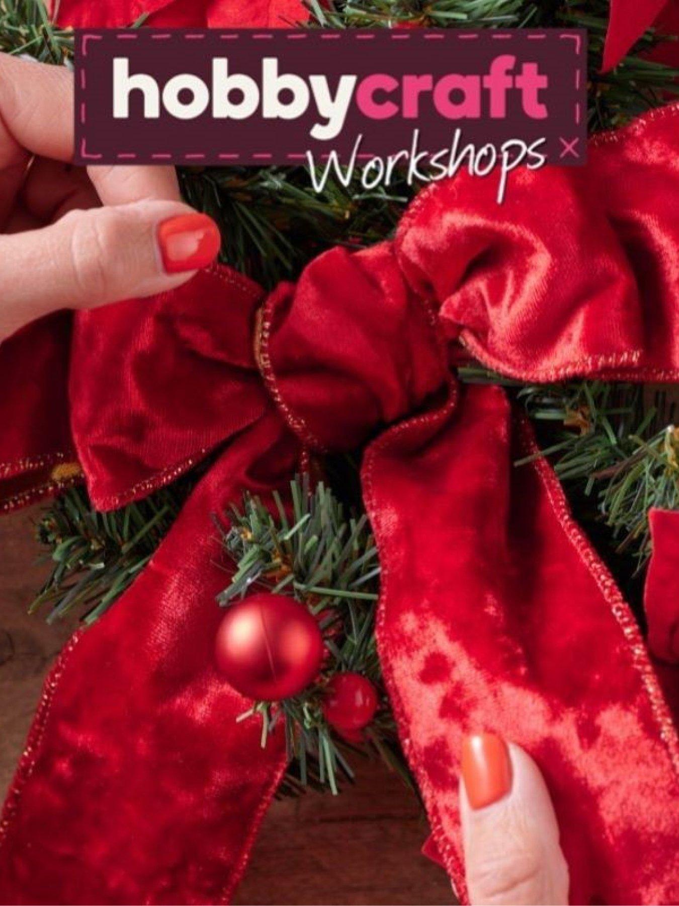 Image 3 of 4 of Virgin Experience Days Hobbycraft Traditional Christmas Wreath Making Workshop for Two - 85 UK Locations