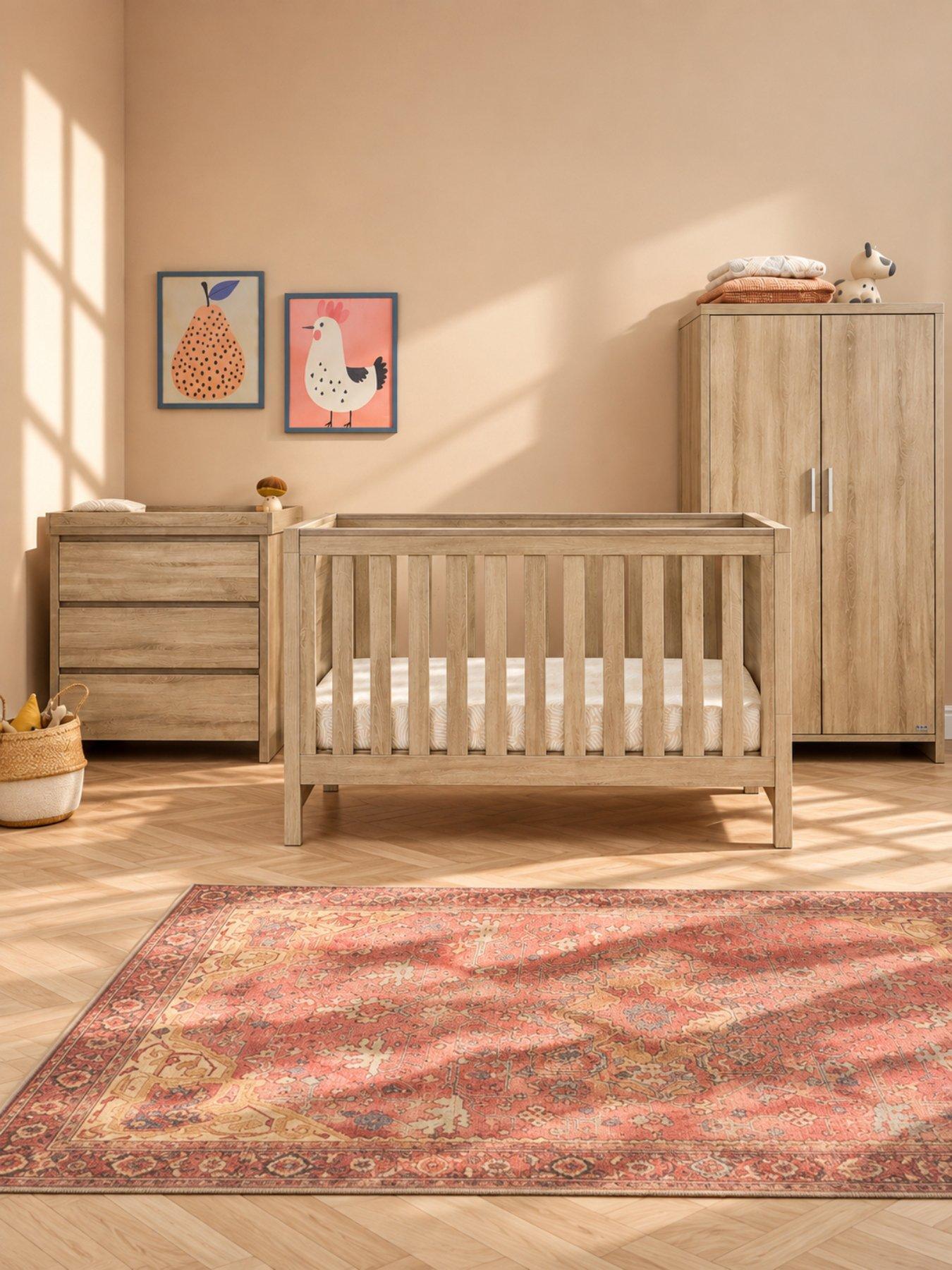 George Natural Tutti Bambini Modena 3 Piece Room Set Oak - Image 2