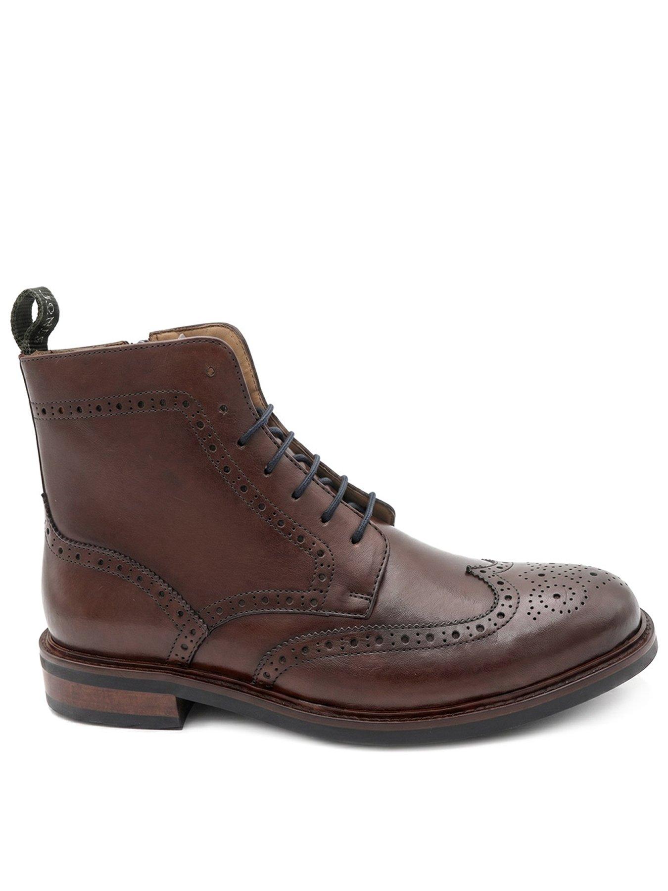 Jones Bootmaker Men's Chestnut Fletcher Boots - Fletcher / 325 743 Size 11 Leather - Image 3