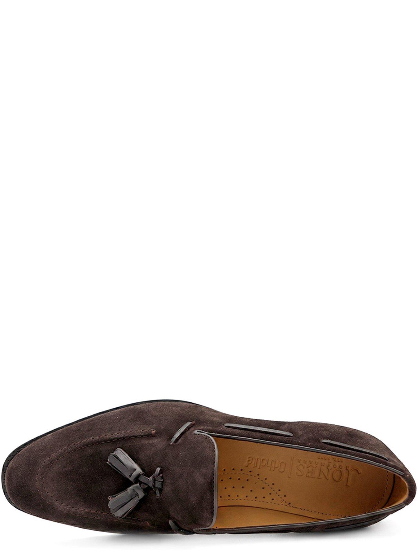 Image 4 of 6 of Jones Bootmaker Mens Rolando Tassel Slip-On Loafers - Brown