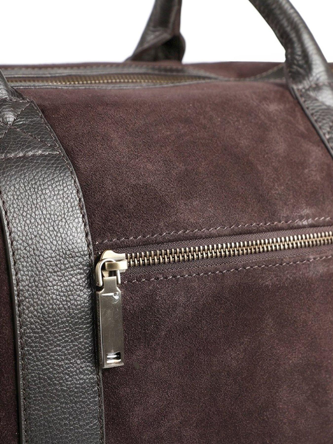 Image 4 of 5 of Jones Bootmaker Mens Upington Detachable Strap Zip Holdall - Brown