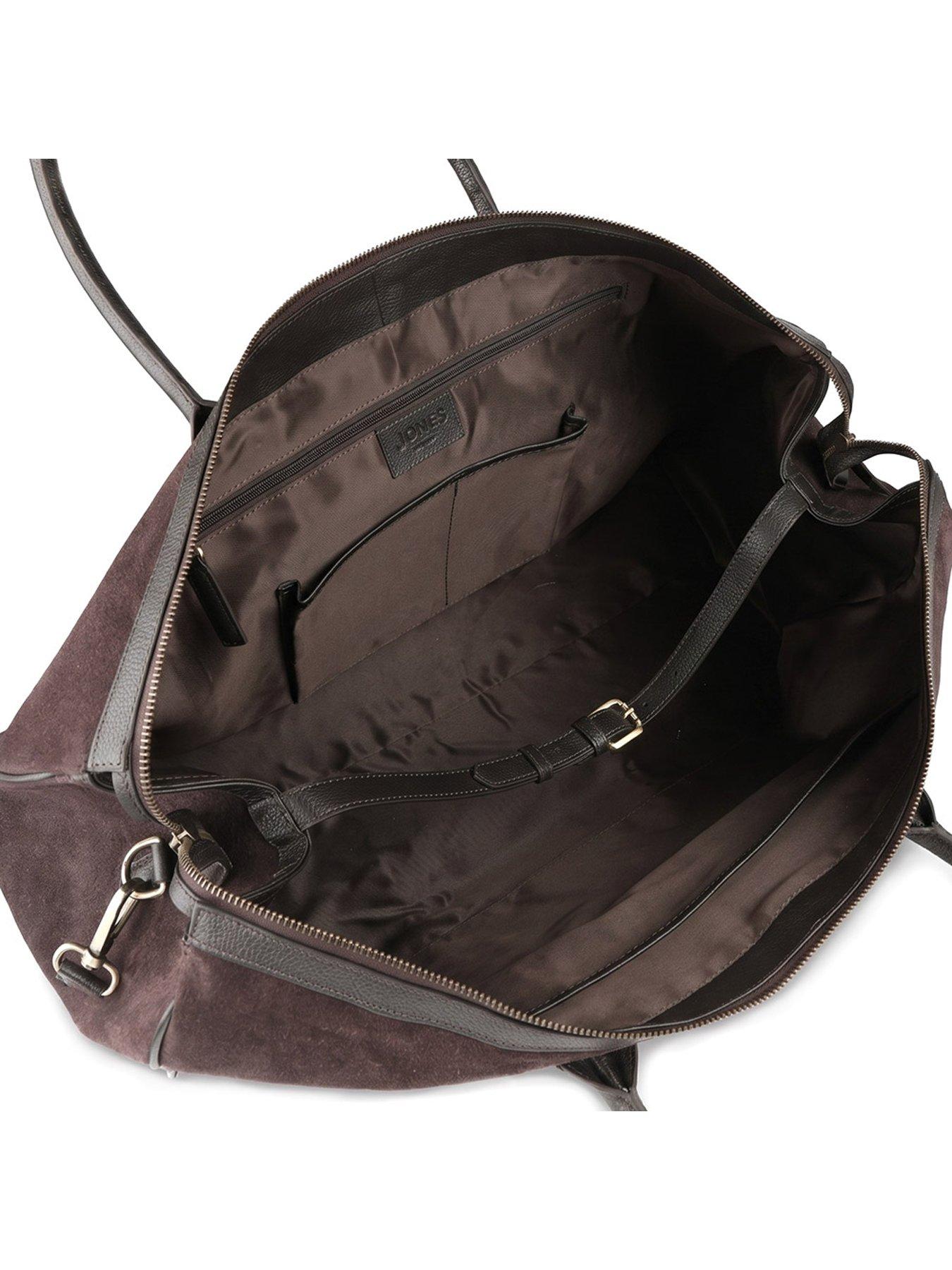 Image 5 of 5 of Jones Bootmaker Mens Upington Detachable Strap Zip Holdall - Brown