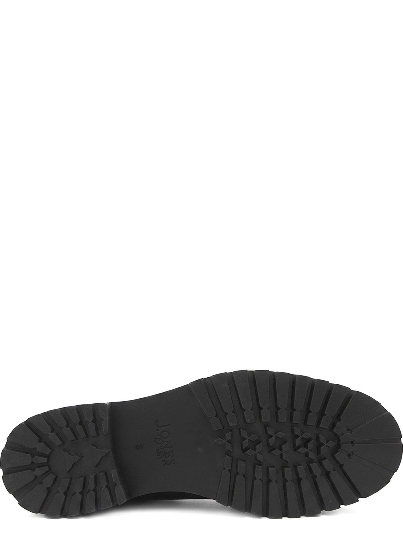 Image 5 of 6 of Jones Bootmaker Mens Damone Leather Lug Sole Chelsea Boots - Black