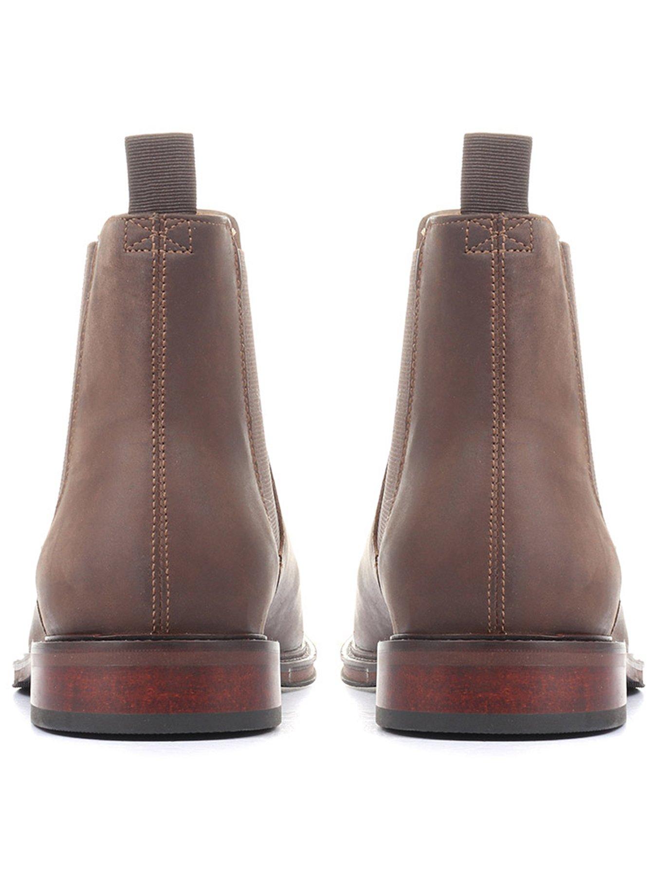 Image 3 of 6 of Jones Bootmaker Mens Debden Leather Chelsea Boots - Brown Nubuck