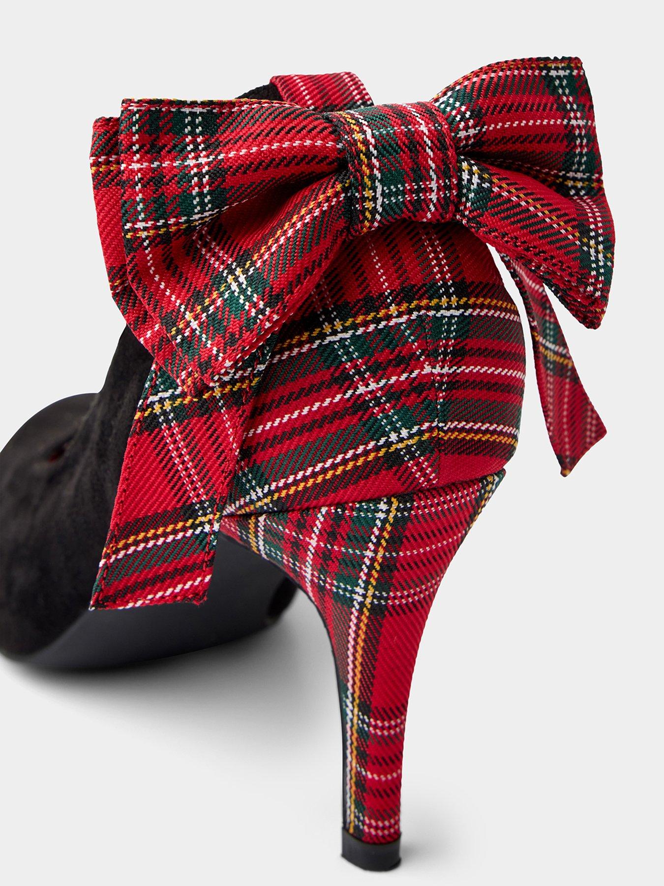 Image 6 of 6 of Joe Browns Tara Tartan Bow Heeled Shoes