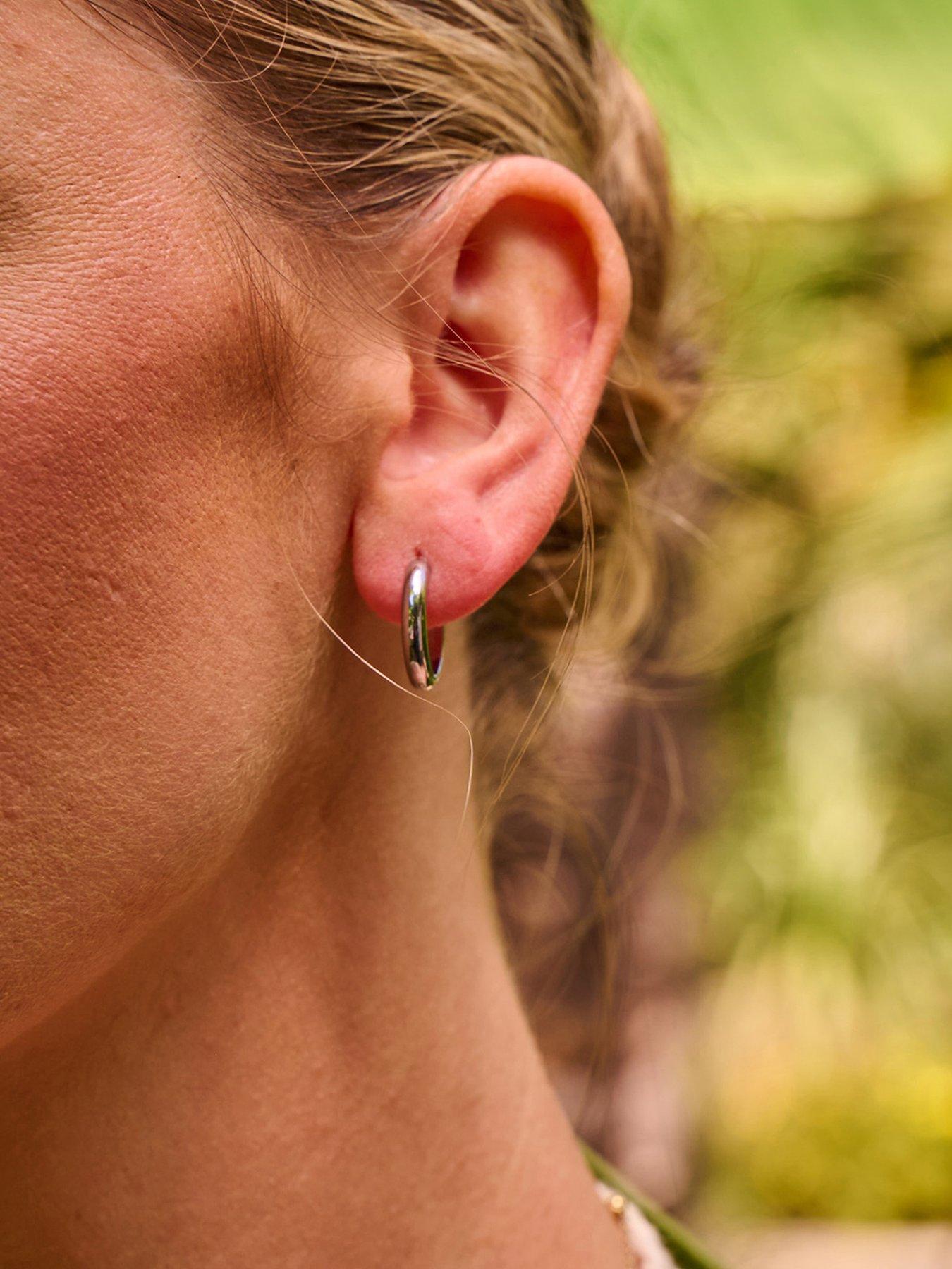 Image 3 of 3 of Ava & Sky HOOP EARRINGS