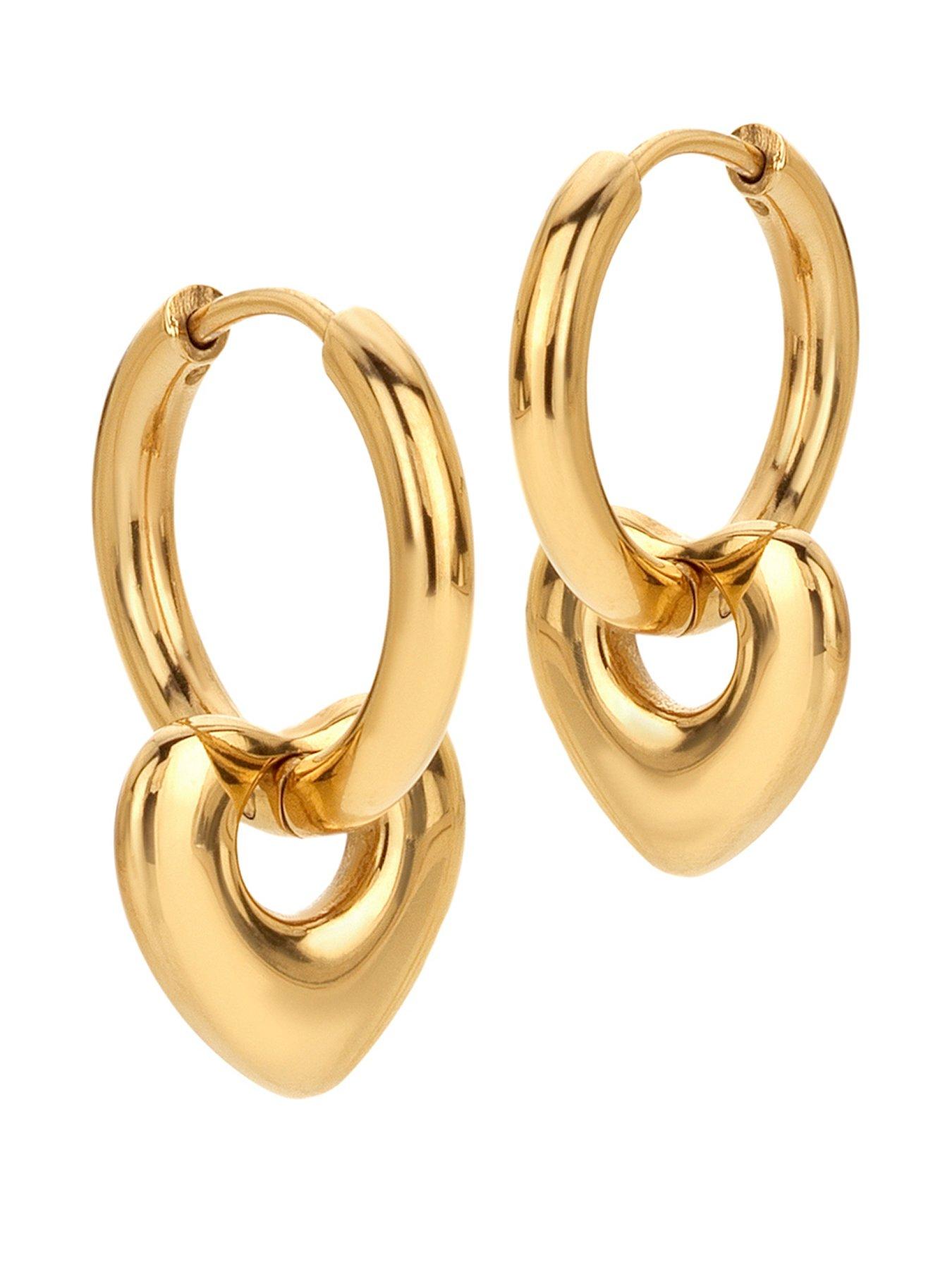 Image 1 of 3 of Ava & Sky BUBBLE HEART EARRING