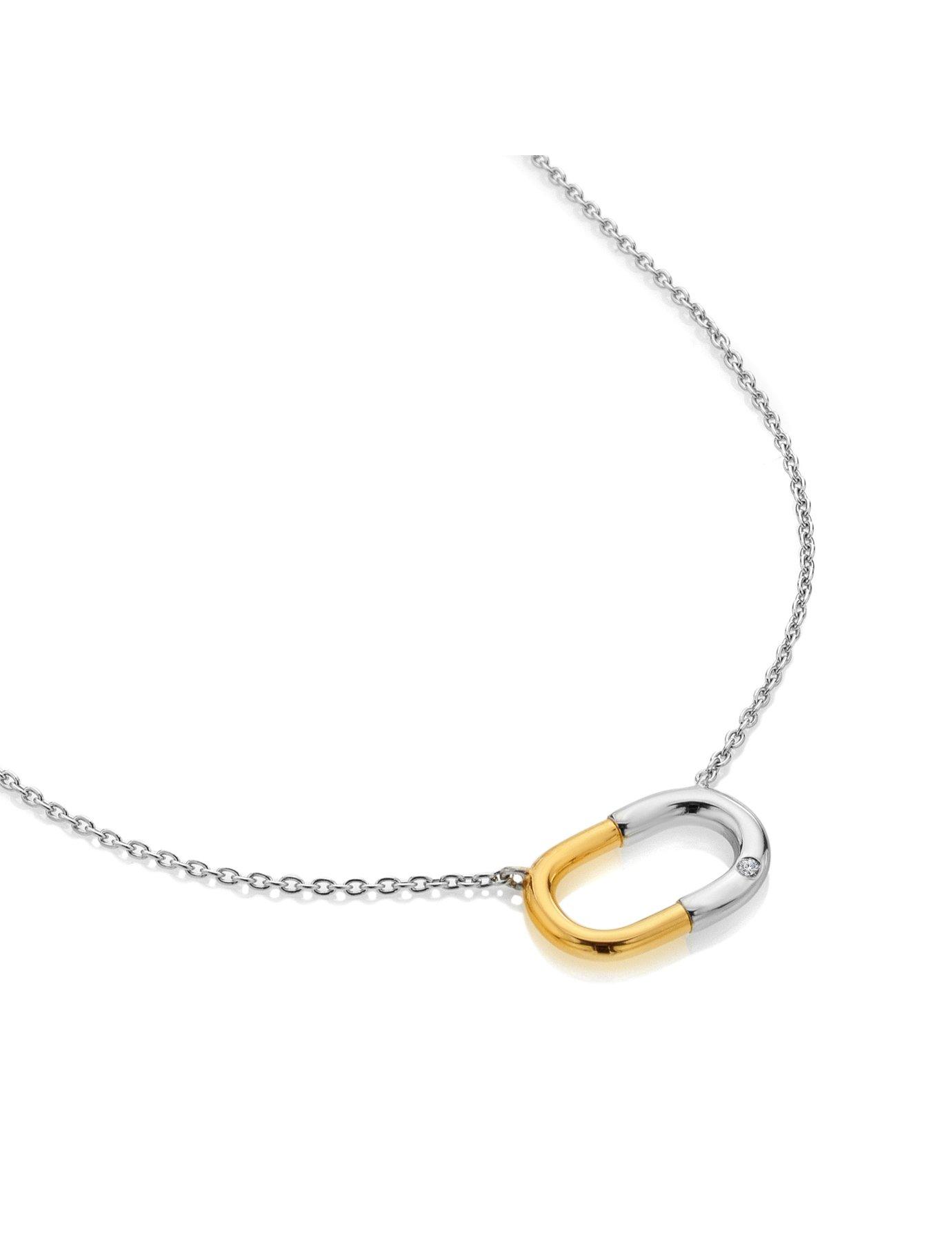 Image 2 of 4 of Hot Diamonds Carabiner Necklace