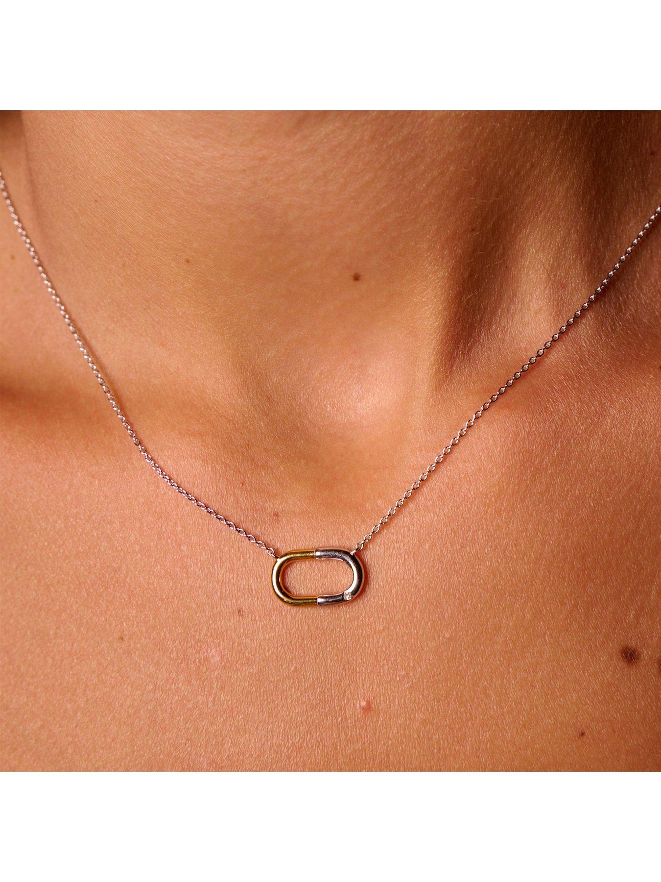 Image 3 of 4 of Hot Diamonds Carabiner Necklace
