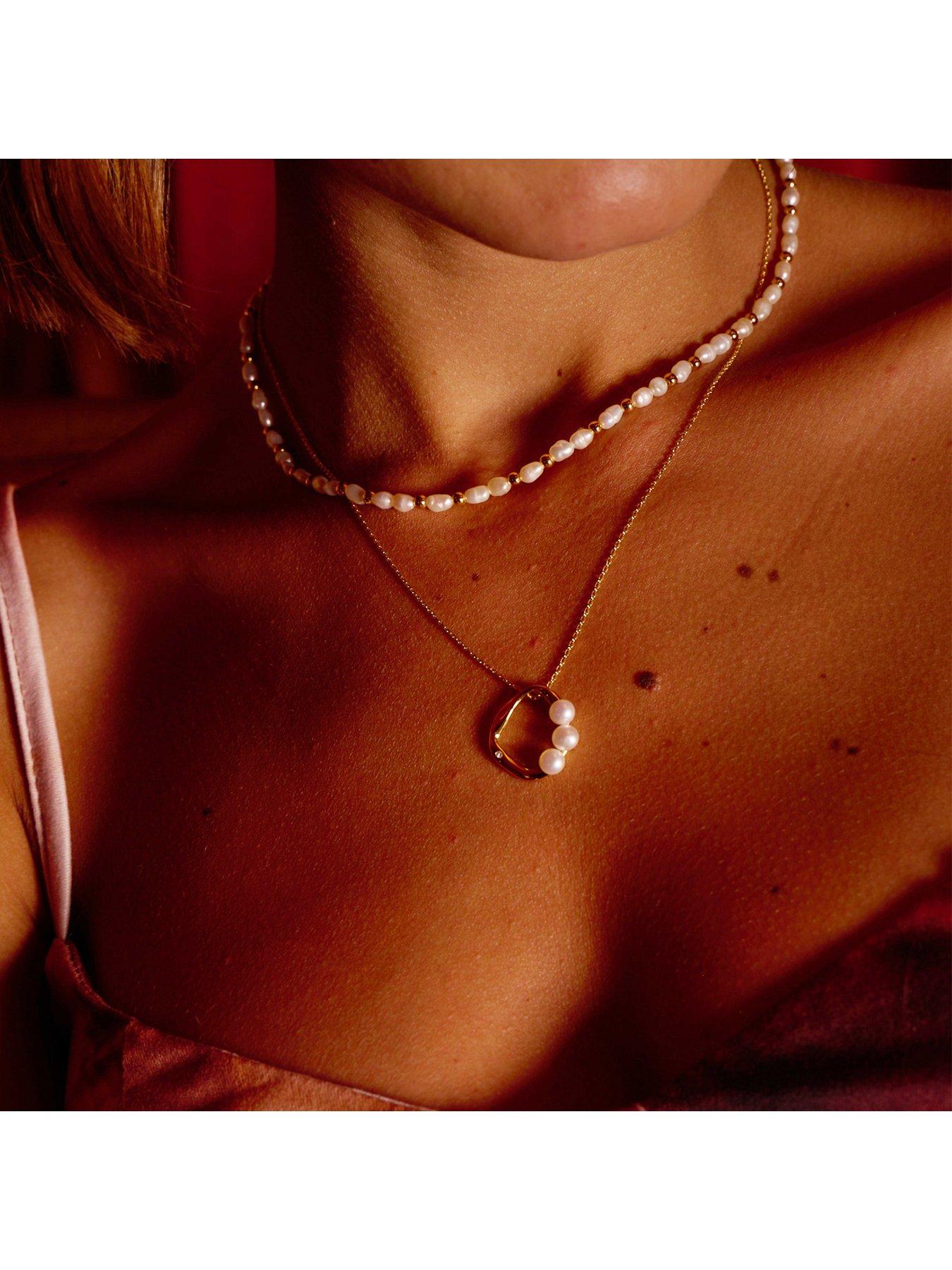 Image 2 of 4 of Hot Diamonds HD X GE Pearl Necklace