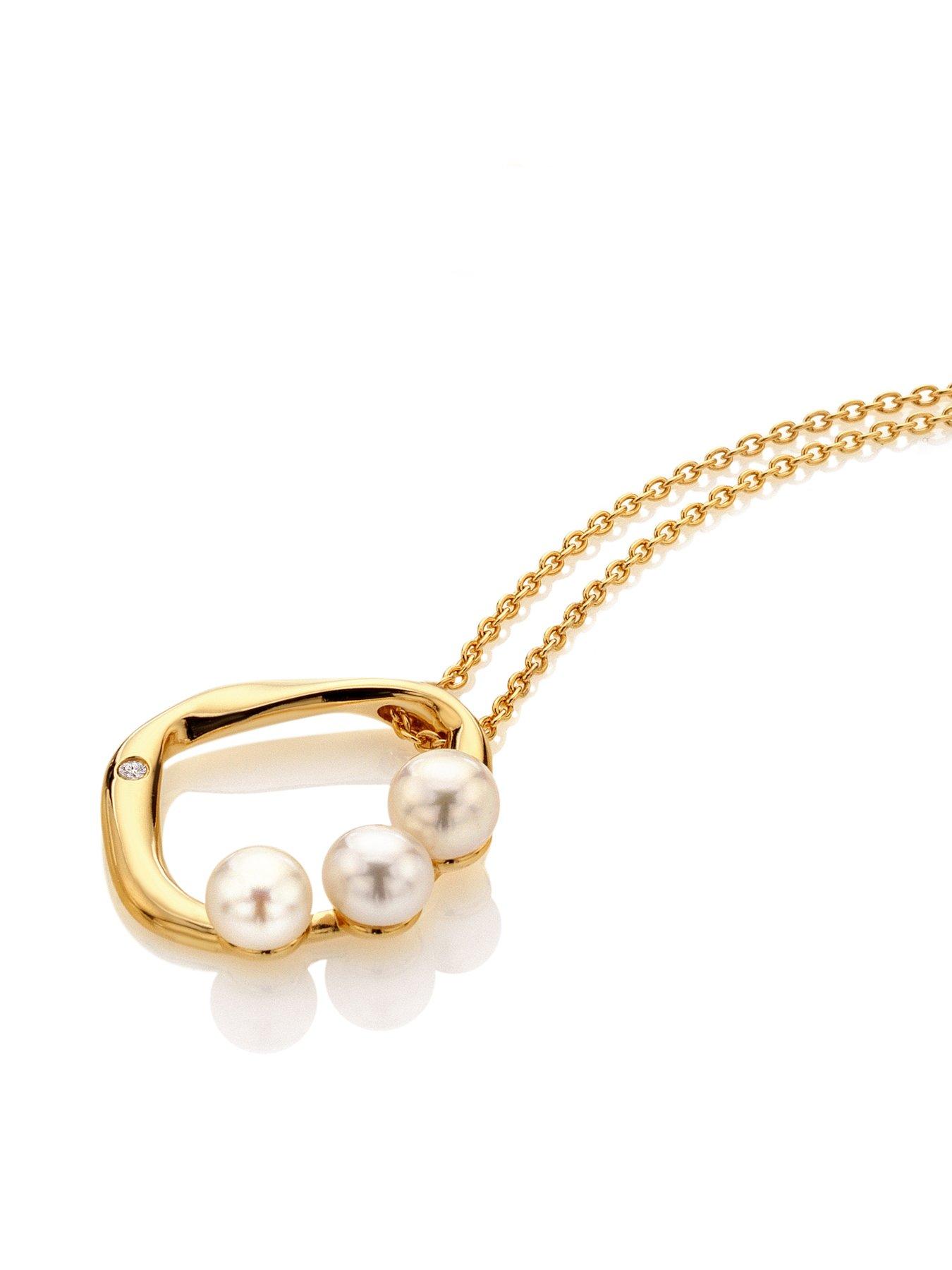 Image 3 of 4 of Hot Diamonds HD X GE Pearl Necklace