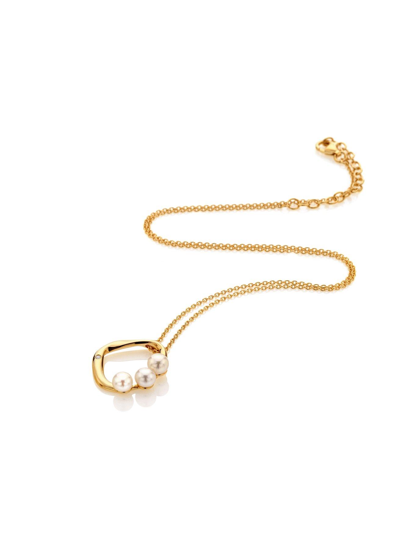 Image 4 of 4 of Hot Diamonds HD X GE Pearl Necklace