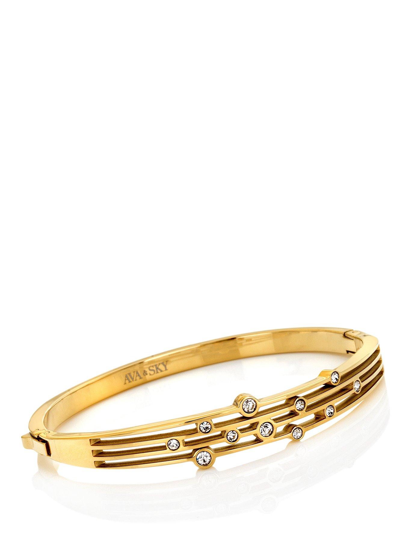 Image 1 of 3 of Ava & Sky TENDER STATEMENT BANGLE