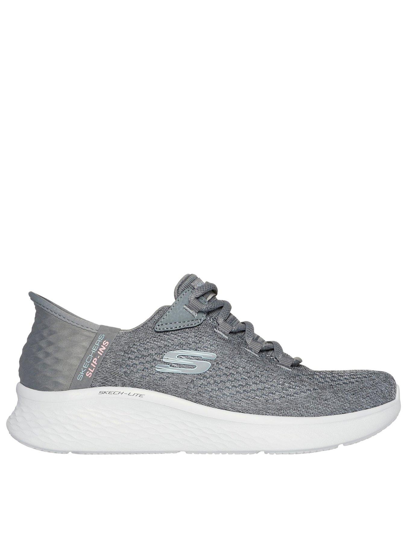 Image 1 of 5 of Skechers Womens Skech-Lite Pro Natural Slip-In Trainers - Grey