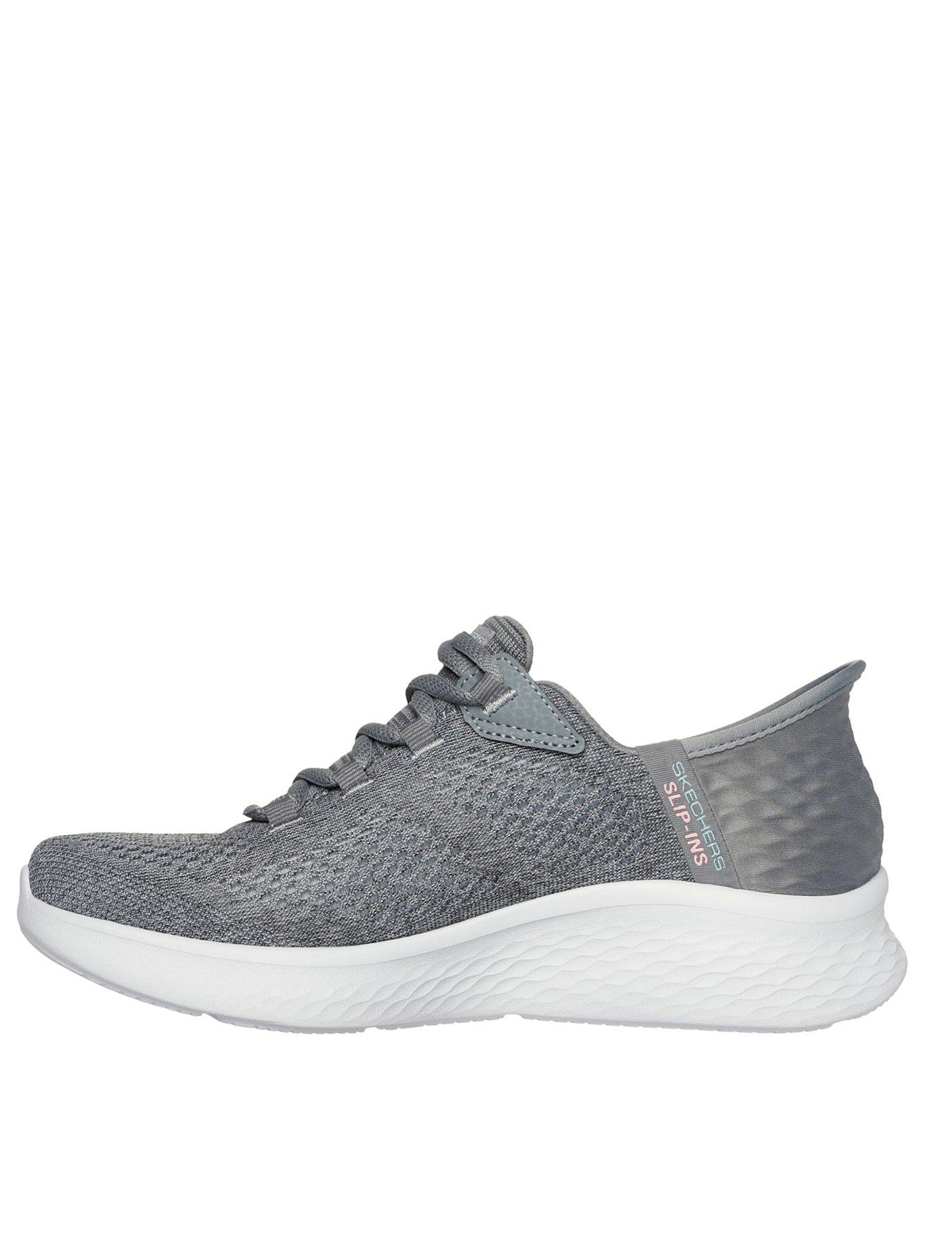 Image 3 of 5 of Skechers Womens Skech-Lite Pro Natural Slip-In Trainers - Grey