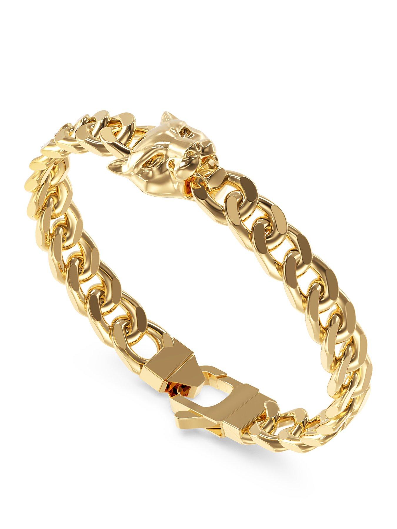 Guess UMB06084YGL Guess Jewellery Mens Panther Bracelet - Image 2