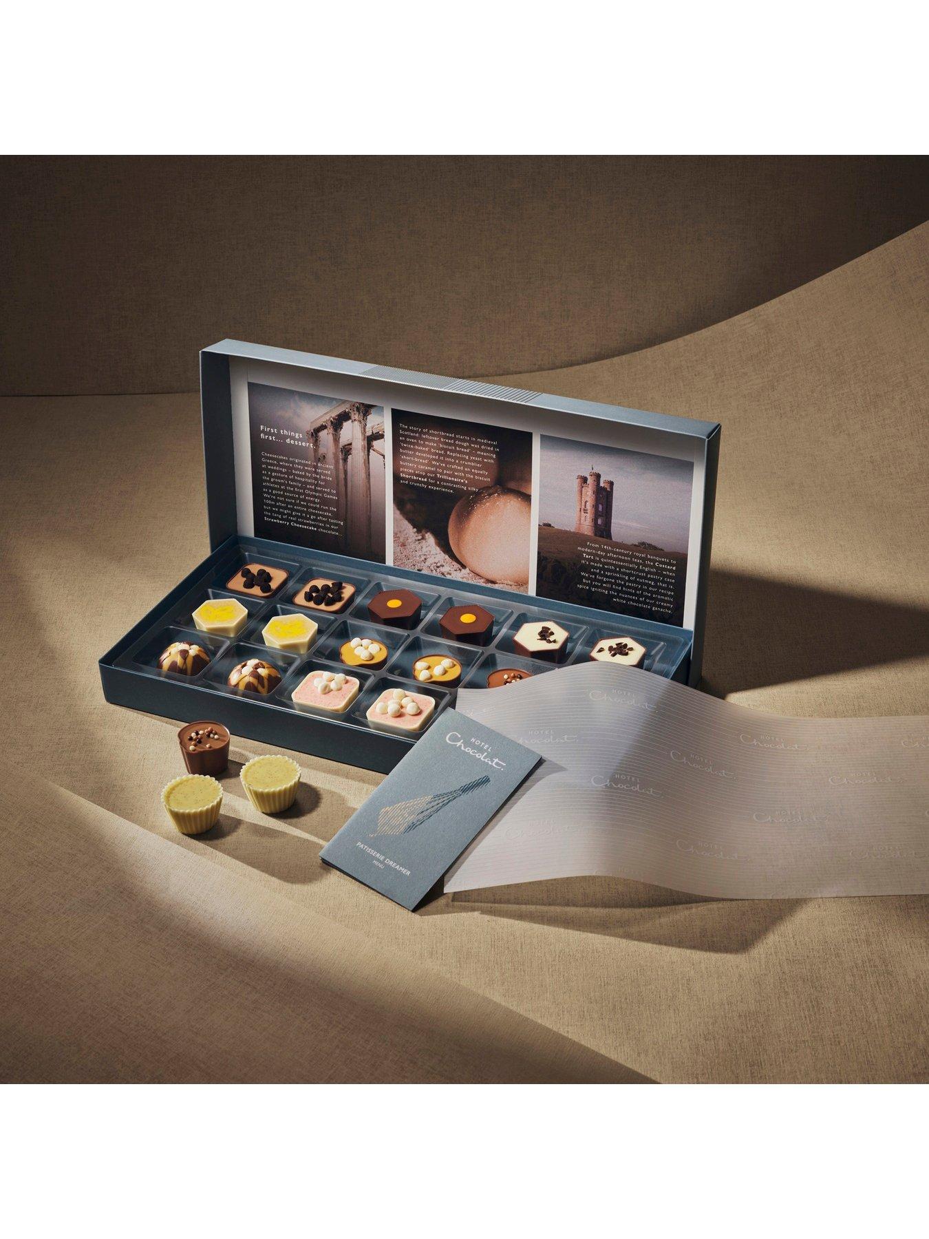 Image 2 of 5 of Hotel Chocolat Patisserie Dreamer 18 pack and Raspberry & White Chocolate Batons