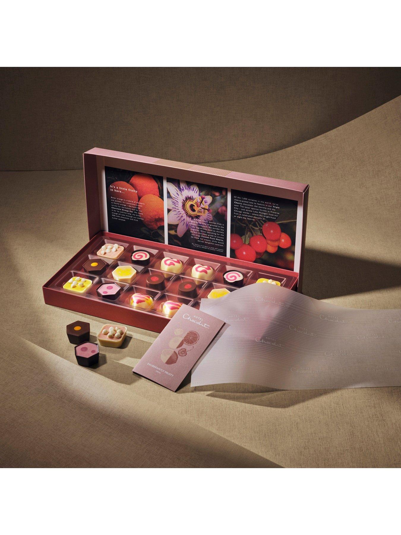 Image 2 of 5 of Hotel Chocolat Happy Birthday Exuberantly Fruity 18 pack & Raspberry Macarons Bundle