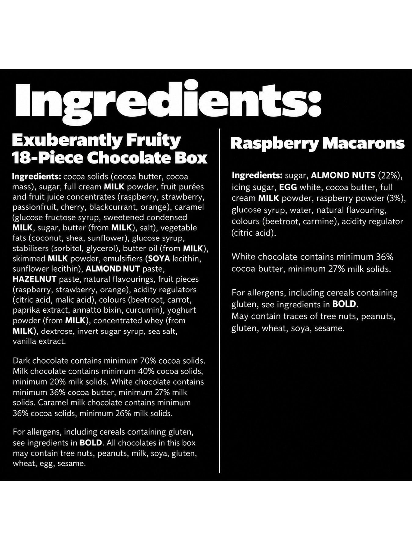 Image 4 of 5 of Hotel Chocolat Happy Birthday Exuberantly Fruity 18 pack & Raspberry Macarons Bundle