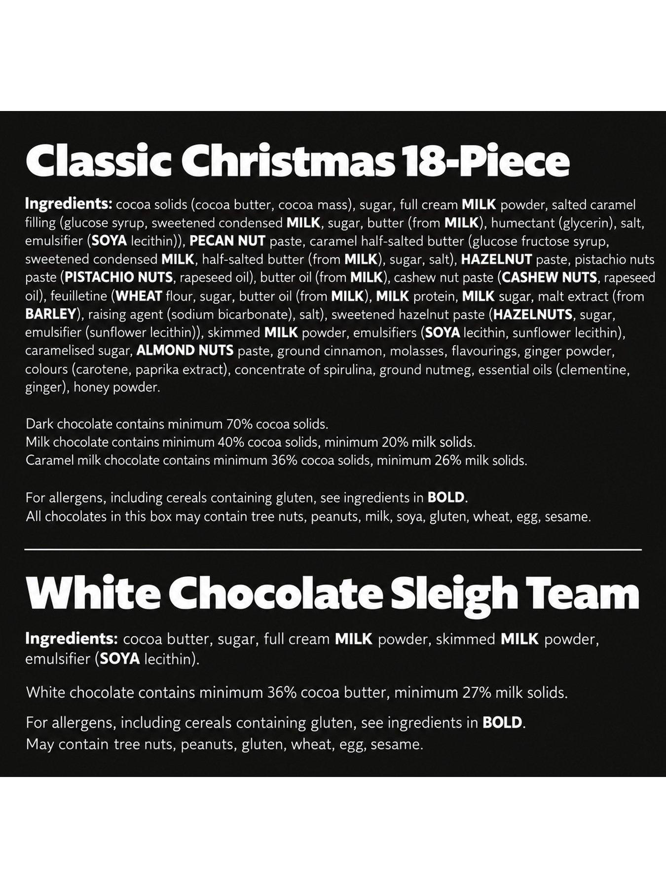 Image 4 of 5 of Hotel Chocolat Classic Christmas 18 pack &amp; Sleigh Team White