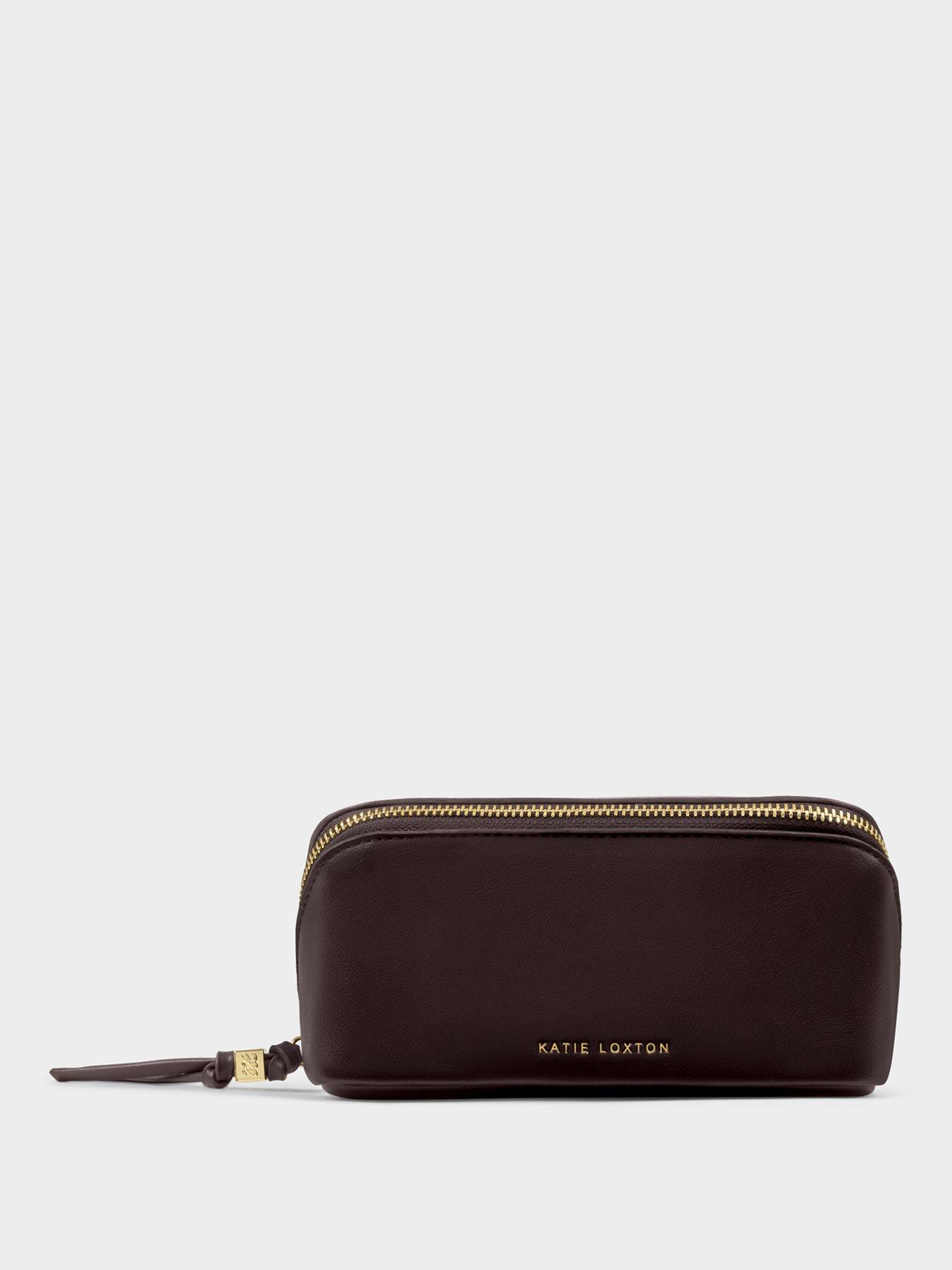 Image 1 of 6 of Katie Loxton FOLD-OUT MIRROR MAKE UP BAG