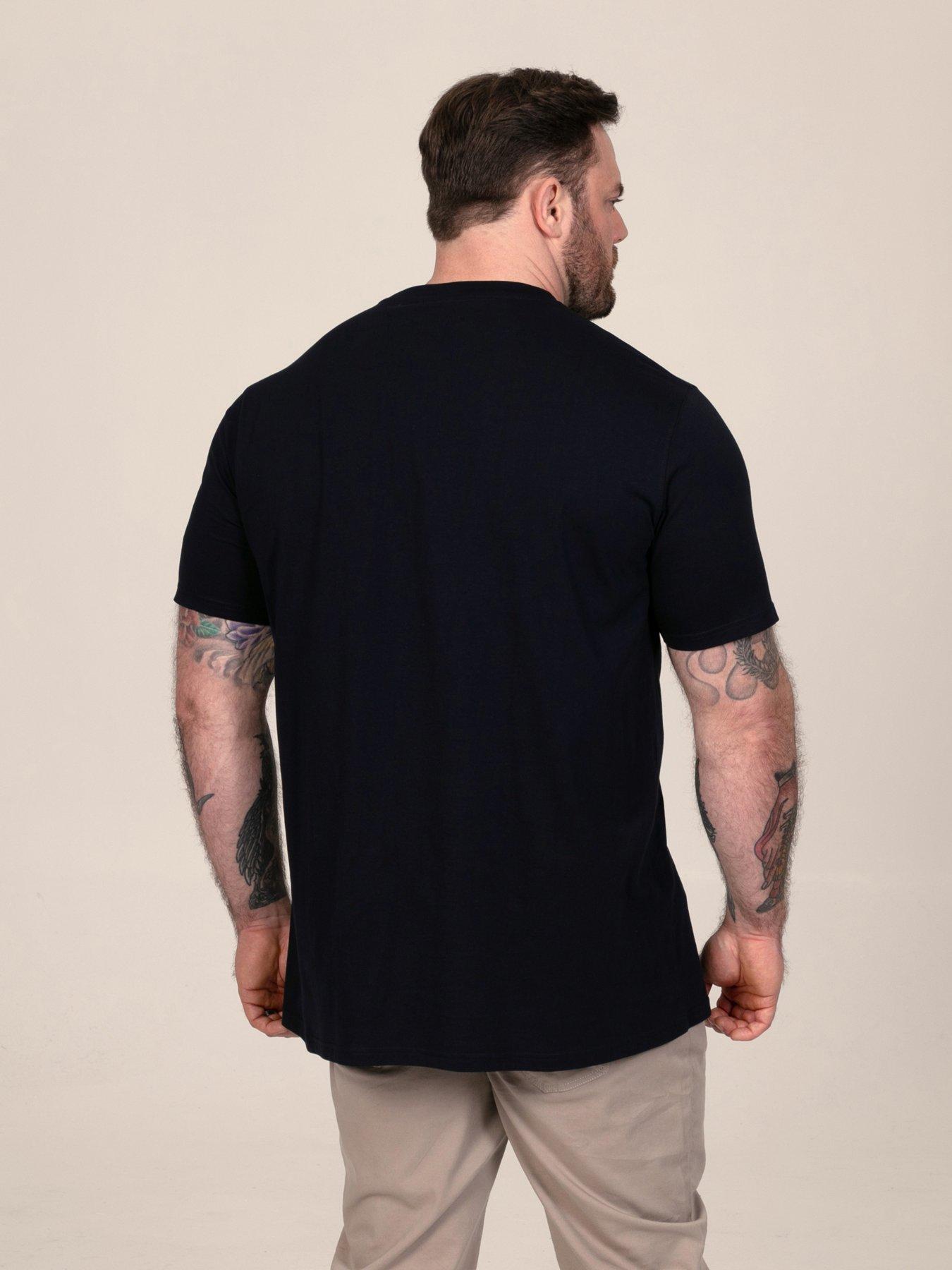 Image 2 of 7 of D555 Mens Official Gas Monkey Graphic Car Print T-Shirt - Navy
