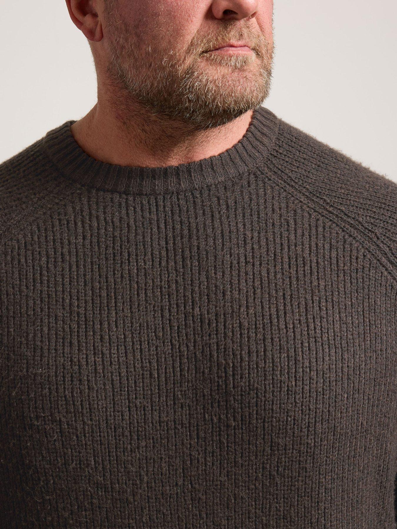 Image 4 of 4 of BadRhino Ribbed Crew Neck Jumper