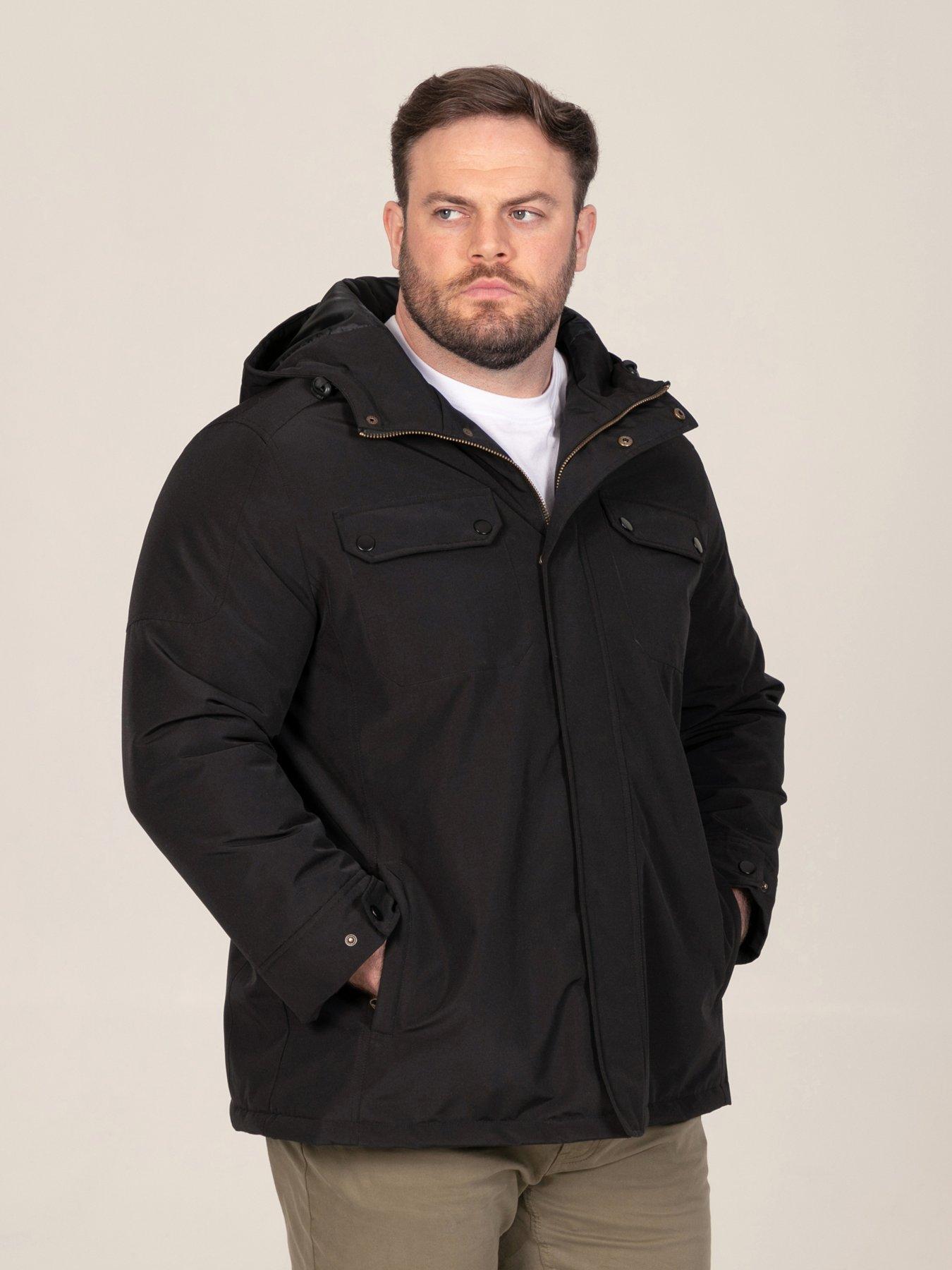 Image 1 of 7 of D555 Waterproof Hooded Padded Jacket