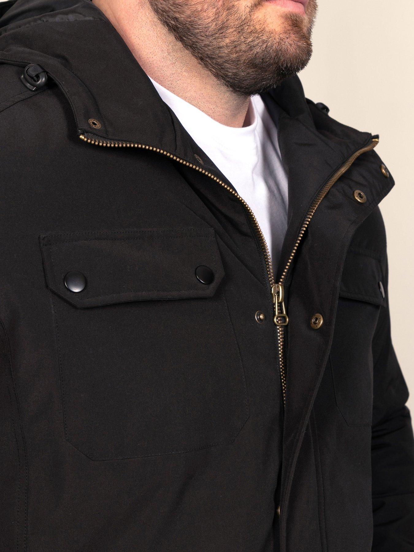 Image 5 of 7 of D555 Waterproof Hooded Padded Jacket