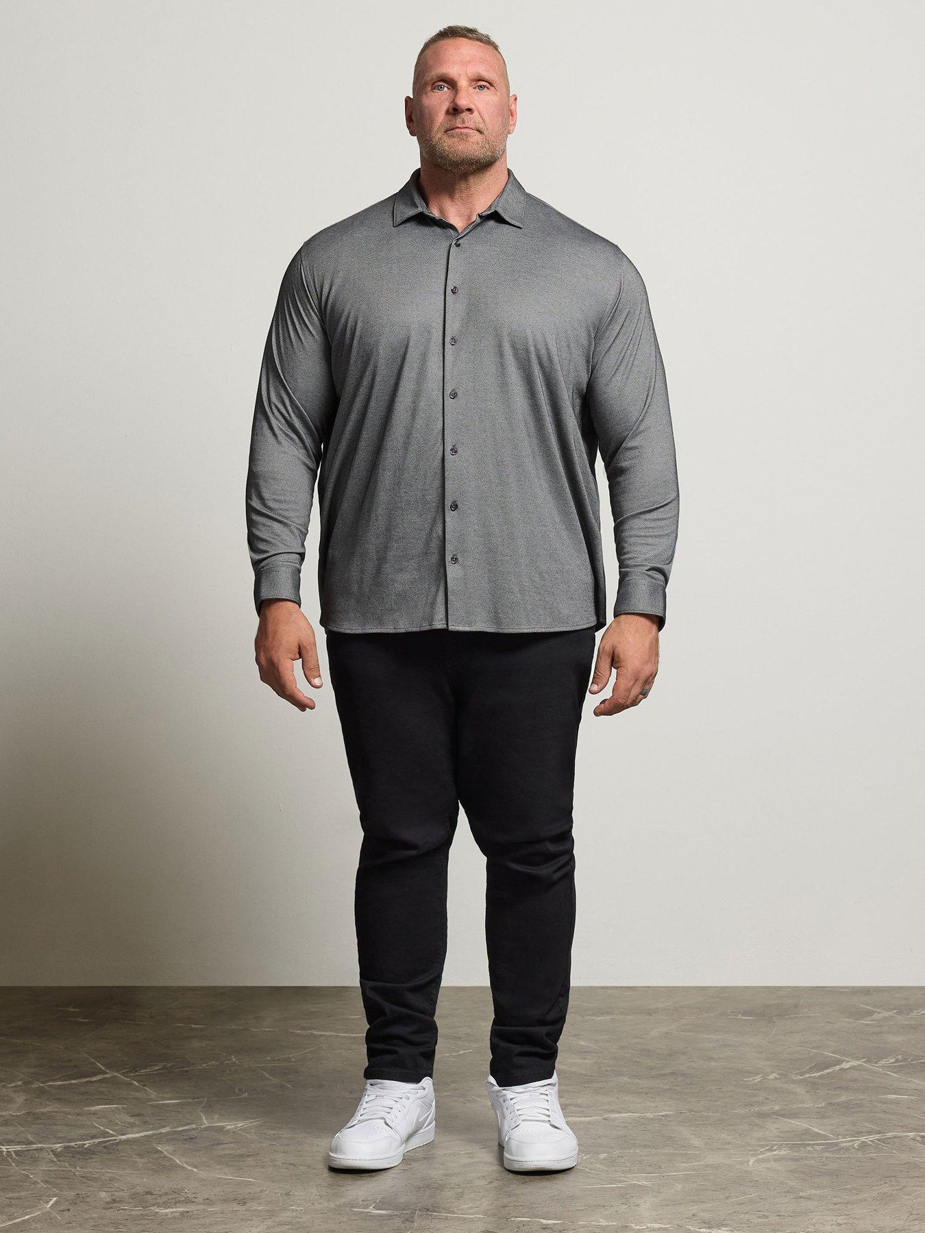 Image 3 of 4 of BadRhino Extra Long Cotton Stretch Shirt