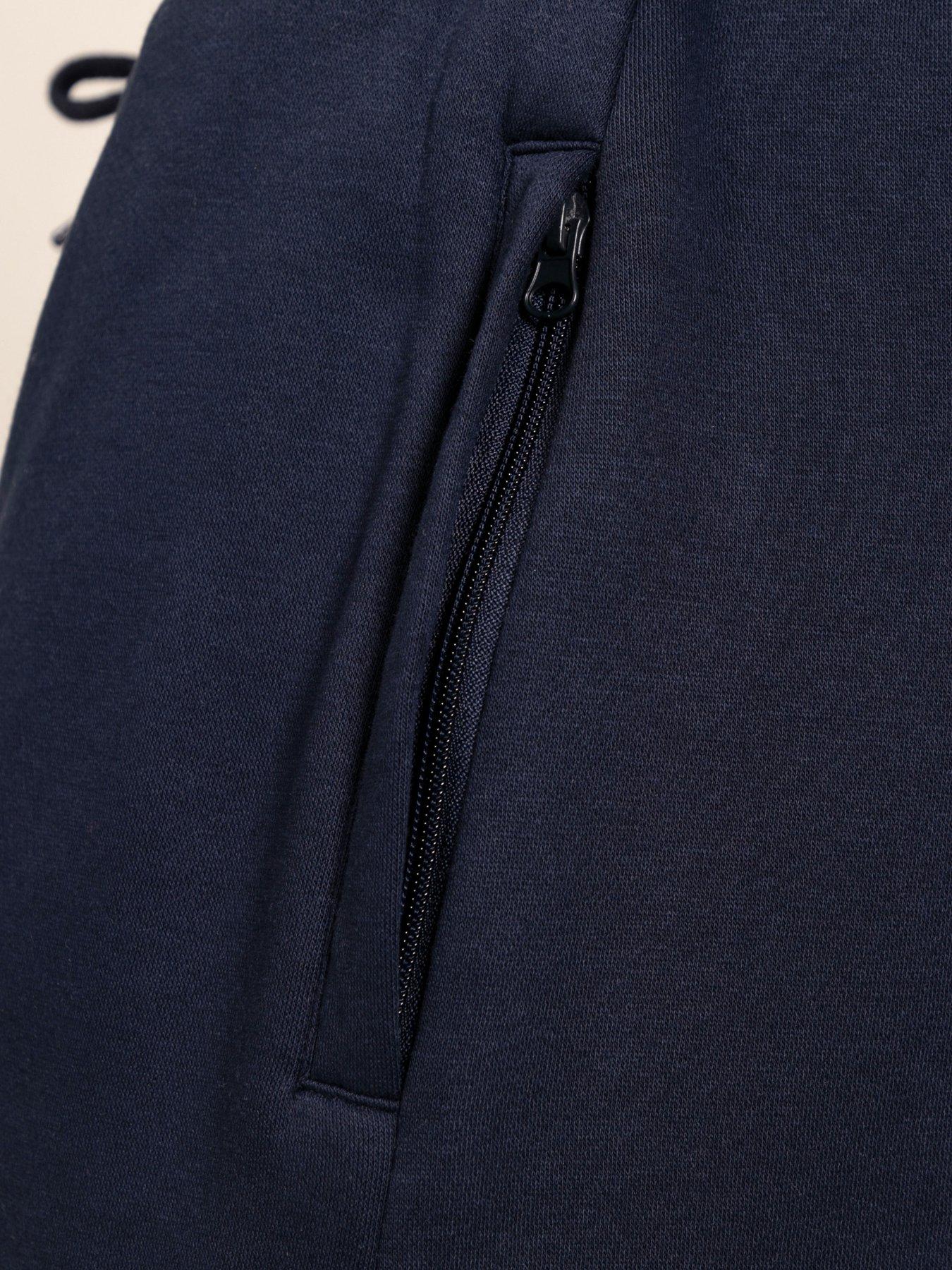 Image 5 of 7 of D555 Mens Cargo Bear Embroidery Joggers - Navy