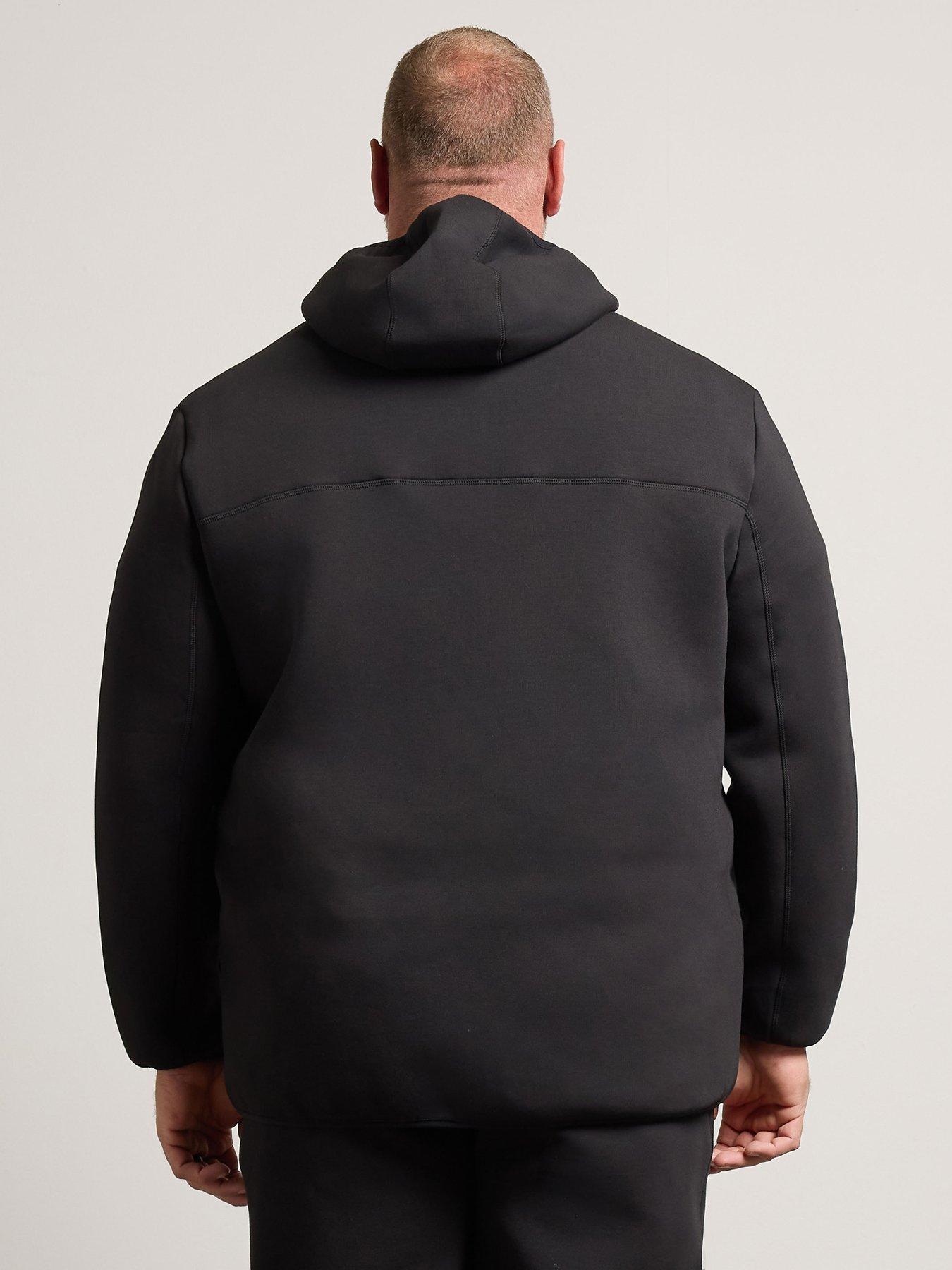 Image 2 of 4 of BadRhino Mens Full-Zip Hooded Sweatshirt - Black