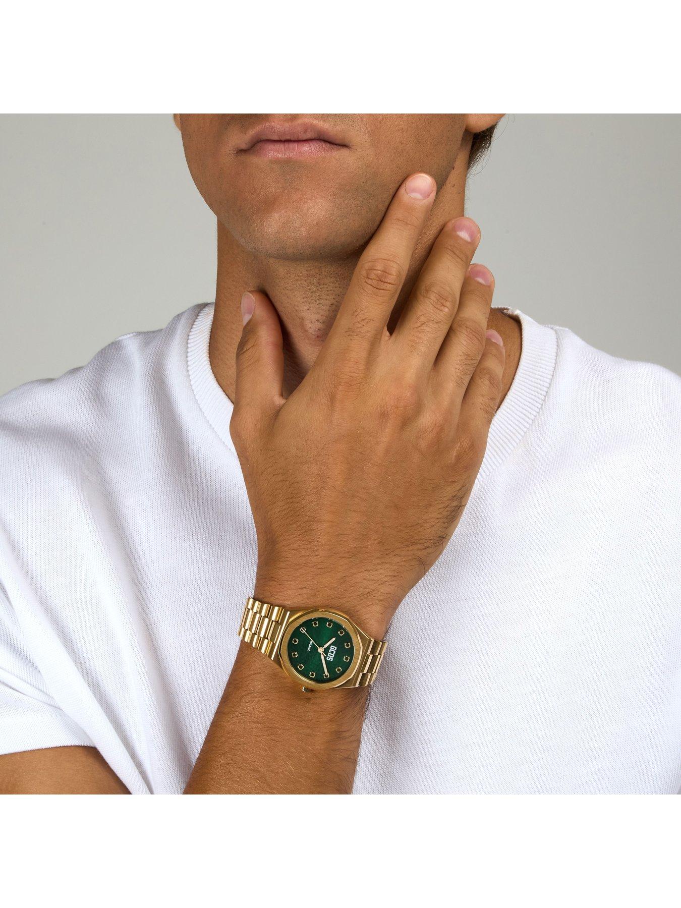 Image 4 of 7 of GCDS Milano Time Bomb 37MM Green Dial Watch