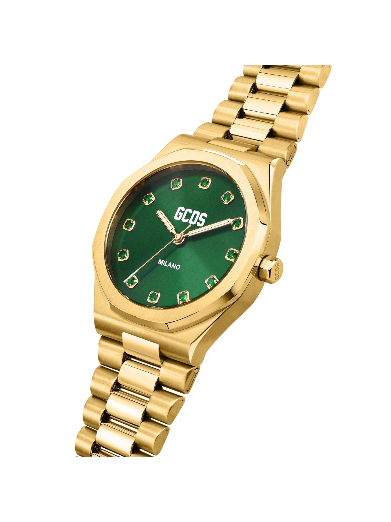 Image 5 of 7 of GCDS Milano Time Bomb 37MM Green Dial Watch