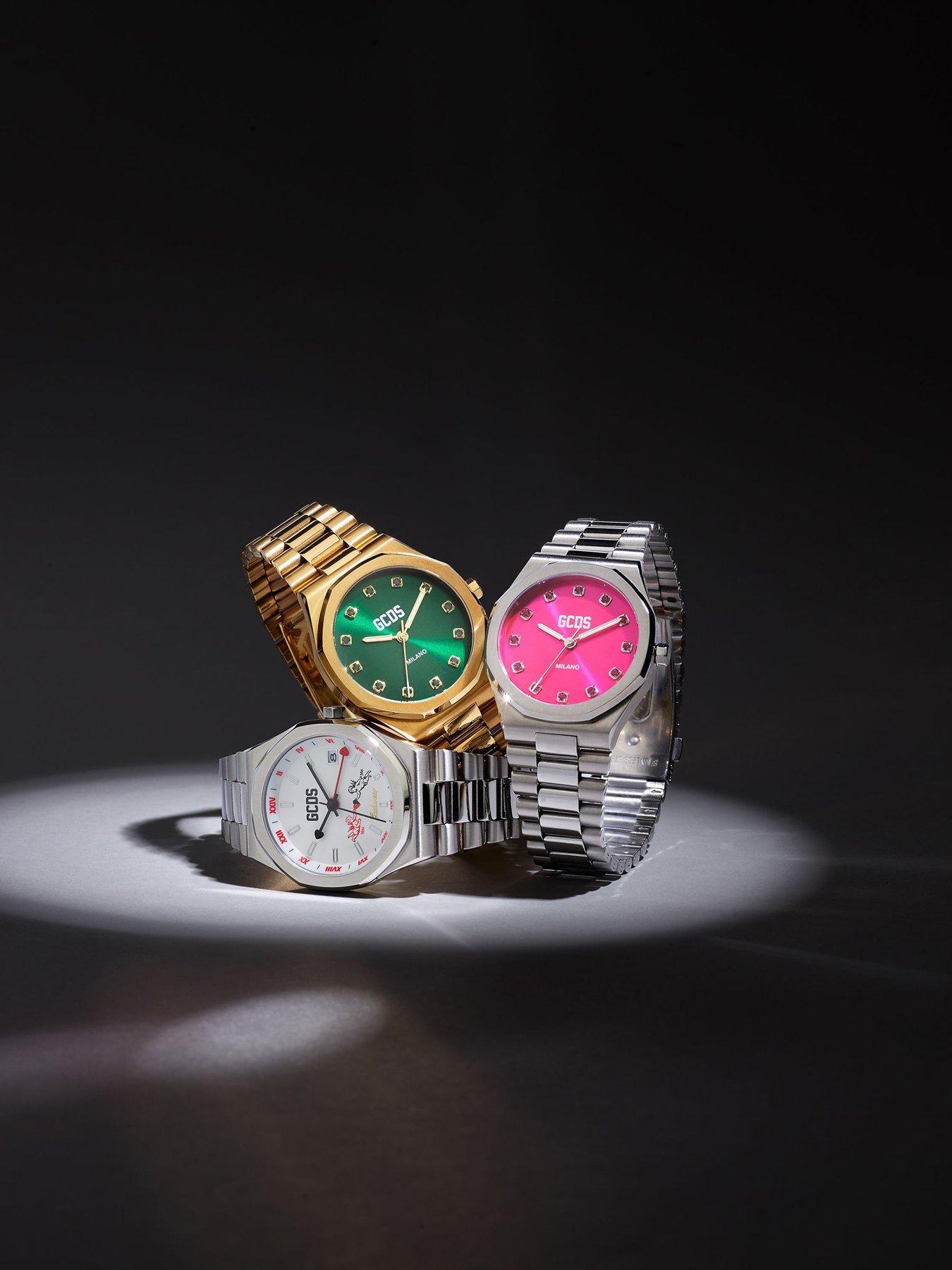 Image 6 of 7 of GCDS Milano Time Bomb 37MM Green Dial Watch