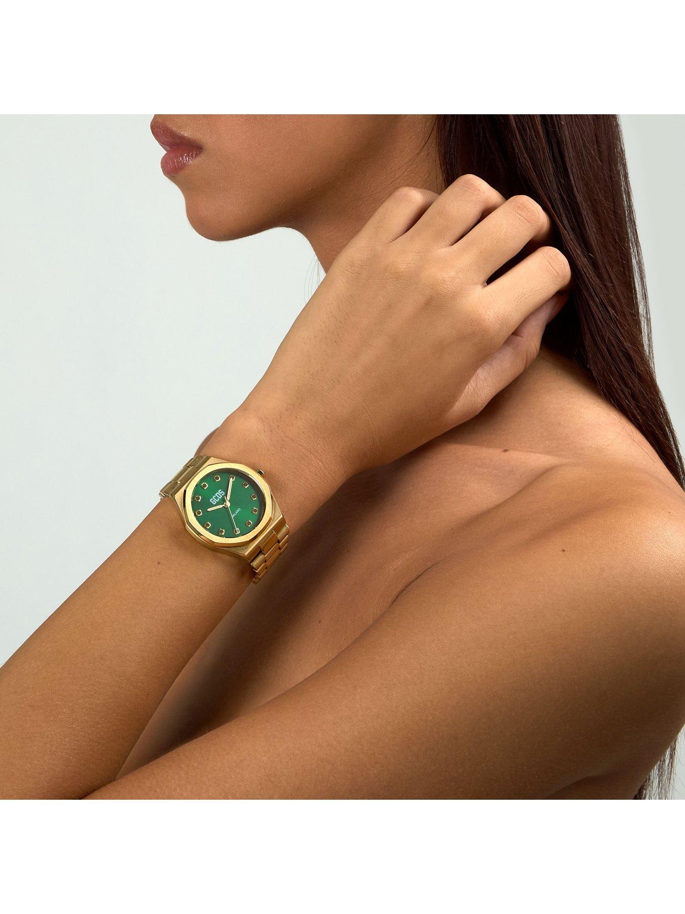 Image 7 of 7 of GCDS Milano Time Bomb 37MM Green Dial Watch