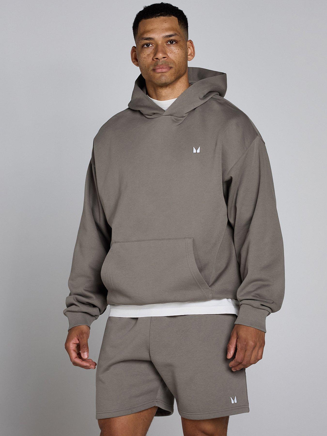 Image 1 of 4 of Myprotein Mens Training Rest Day Oversized Hoodie - Brown