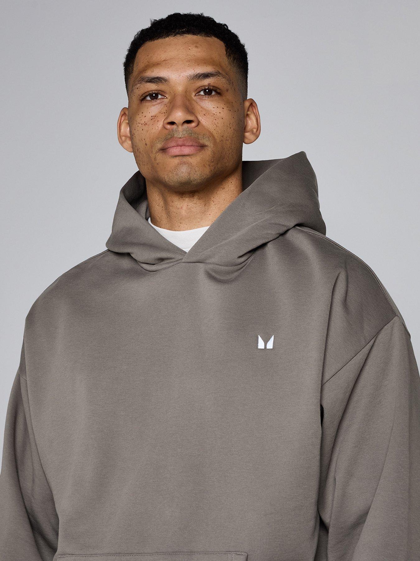 Image 4 of 4 of Myprotein Mens Training Rest Day Oversized Hoodie - Brown