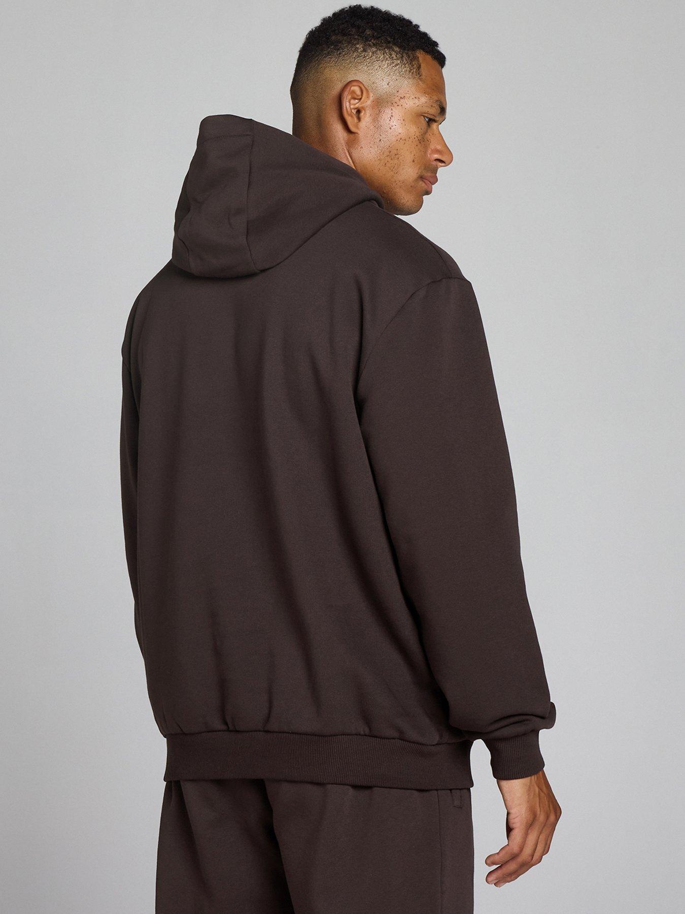 Image 2 of 4 of Myprotein Mens Training Rest Day Hoodie - Brown