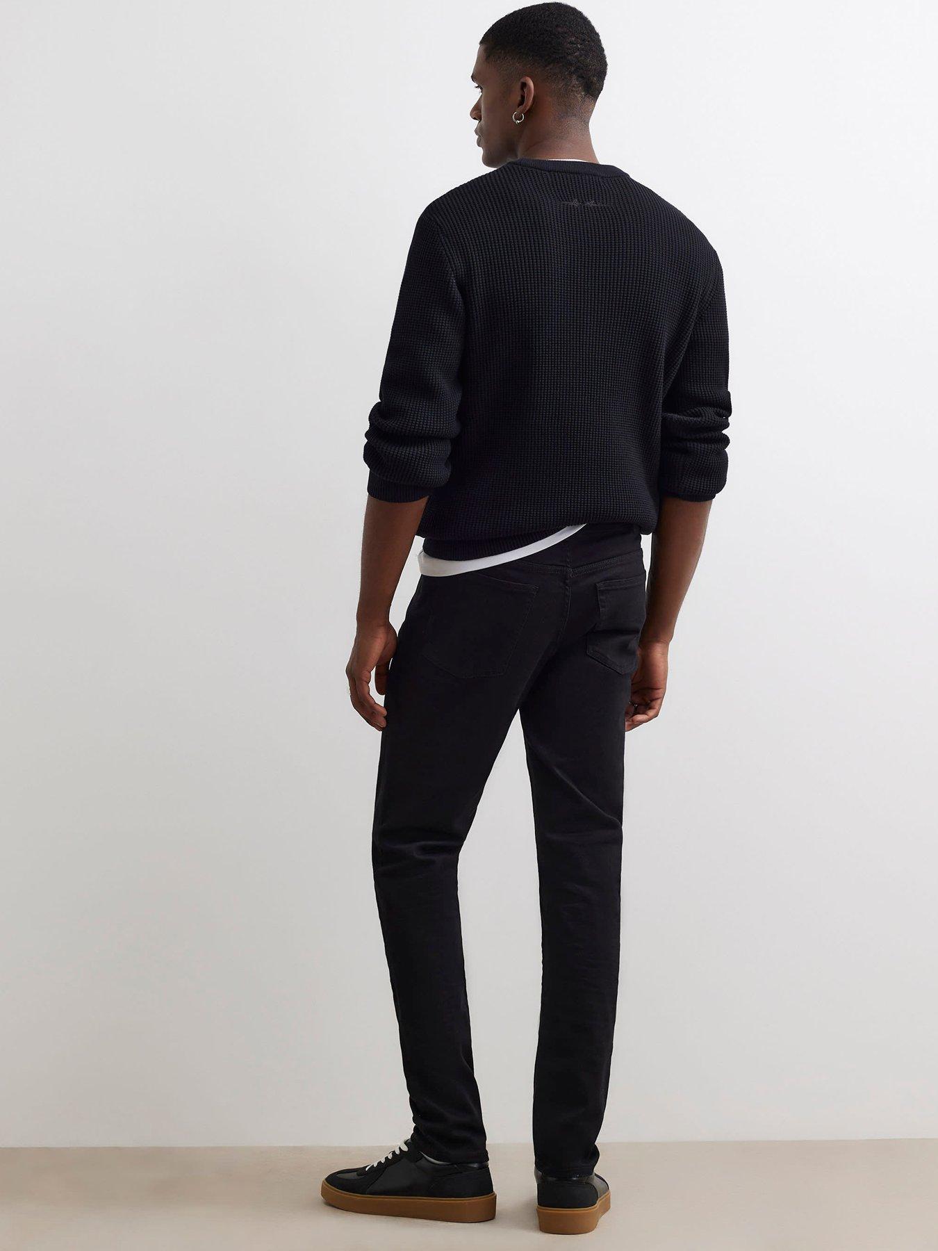 Image 2 of 4 of River Island Skinny Fit Stretch Essential Jeans - Black