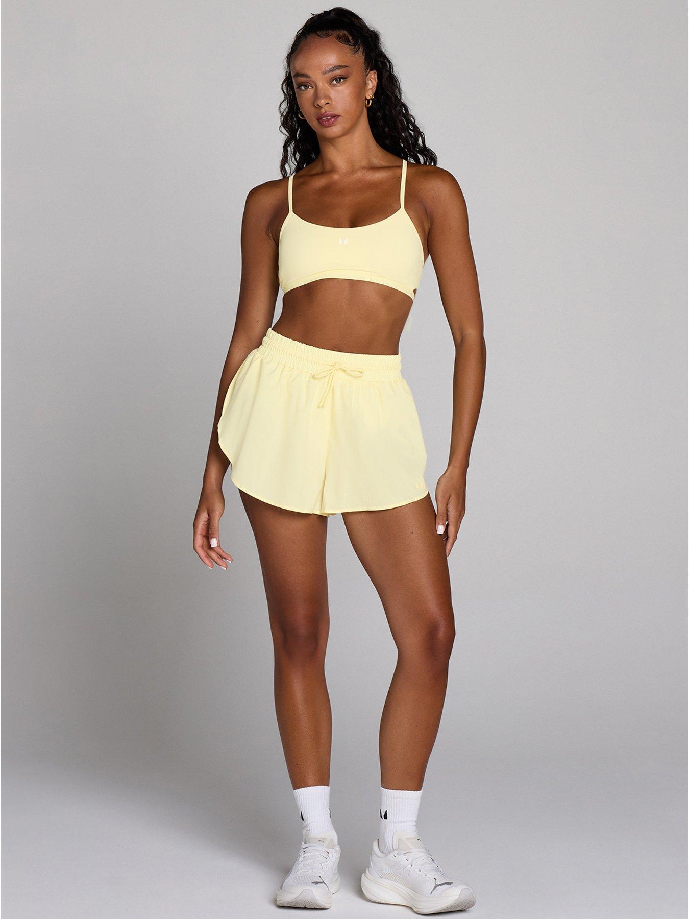 Image 3 of 4 of Myprotein Womens Training Woven Floaty Short - Cream