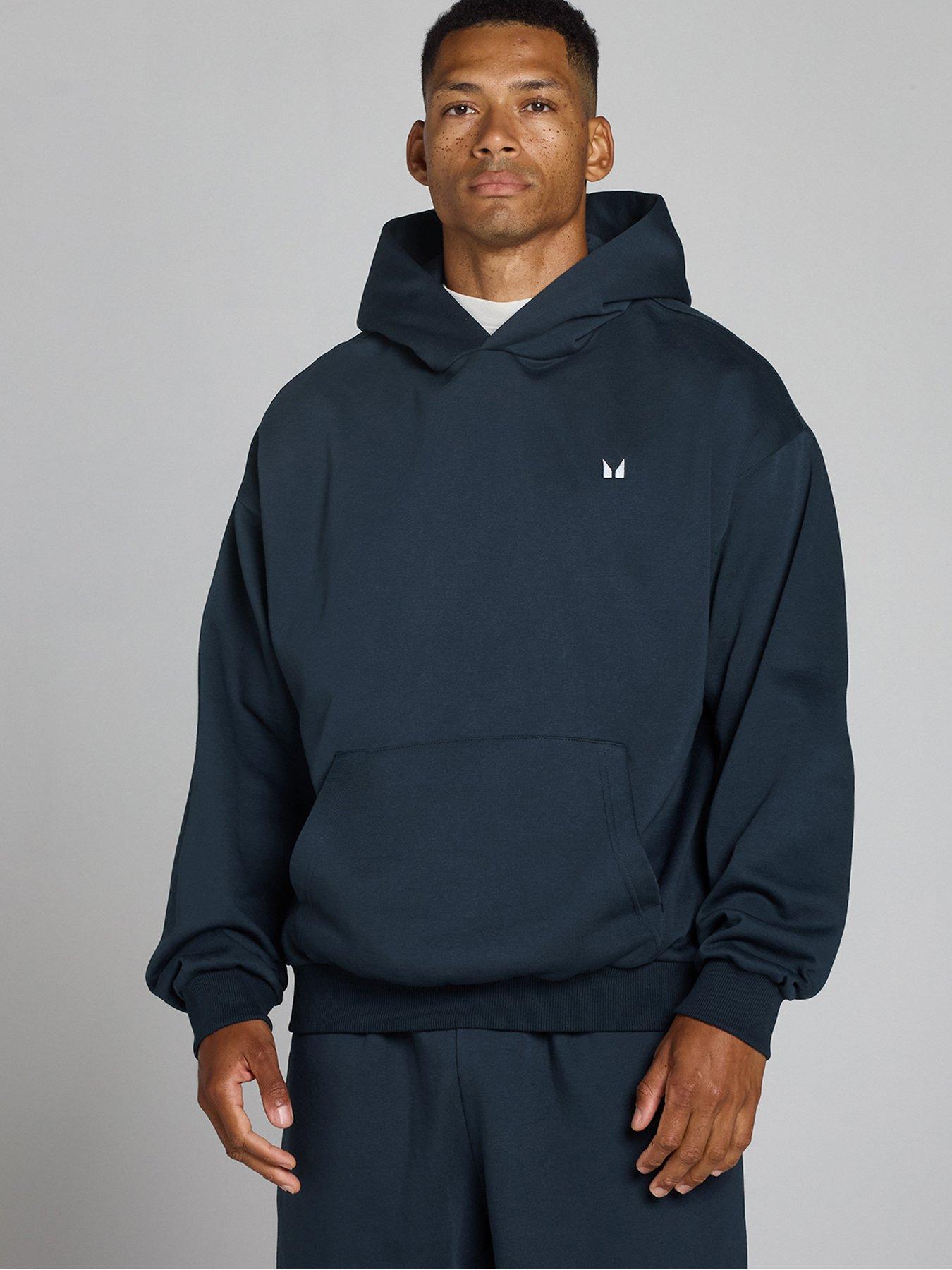 Image 1 of 4 of Myprotein Mens Training Rest Day Oversized Hoodie - Navy