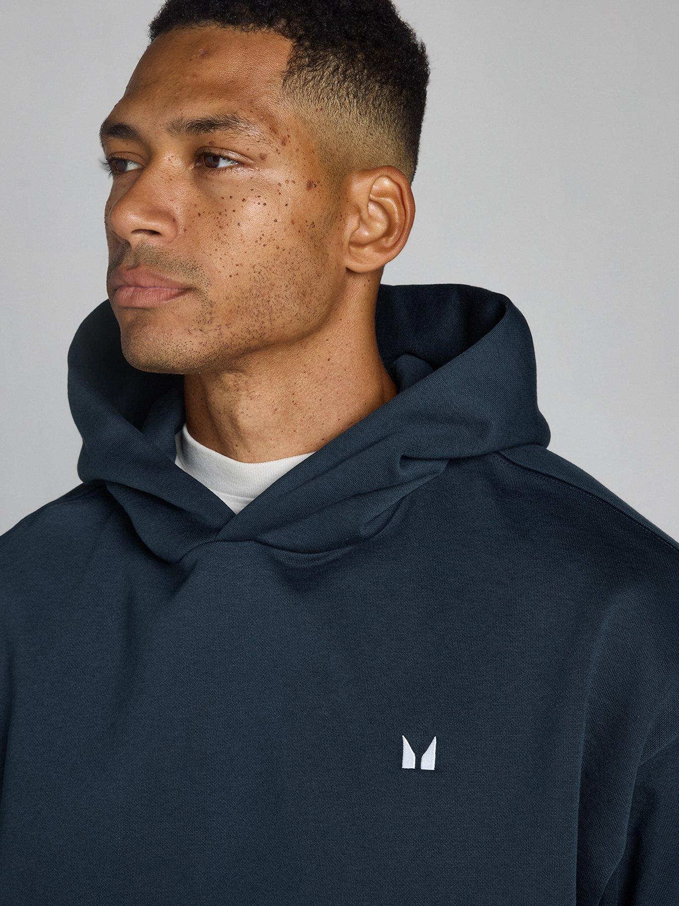 Image 4 of 4 of Myprotein Mens Training Rest Day Oversized Hoodie - Navy