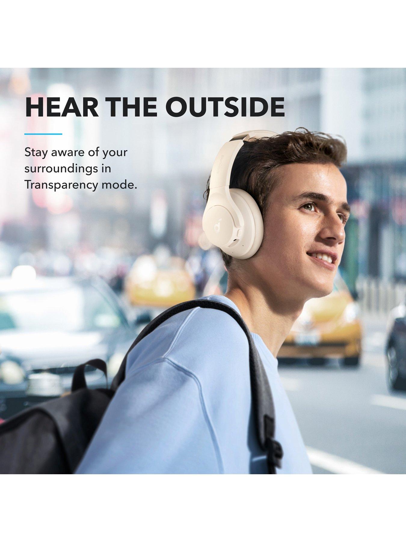 Image 6 of 7 of Soundcore soundcore Q20i Plus Wireless Hybrid Noise-Cancelling Headphones, White