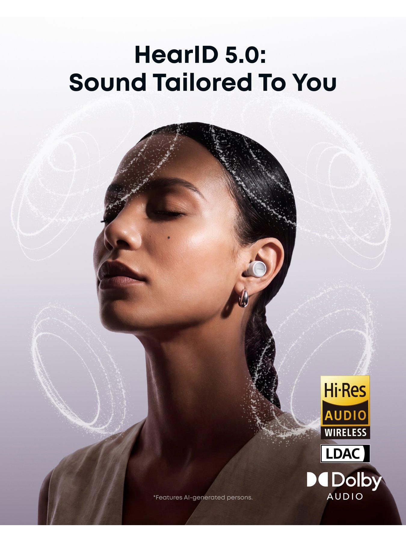 Image 6 of 7 of Soundcore Anker soundcore Liberty Buds 2 Noise-Cancelling Earbuds, White