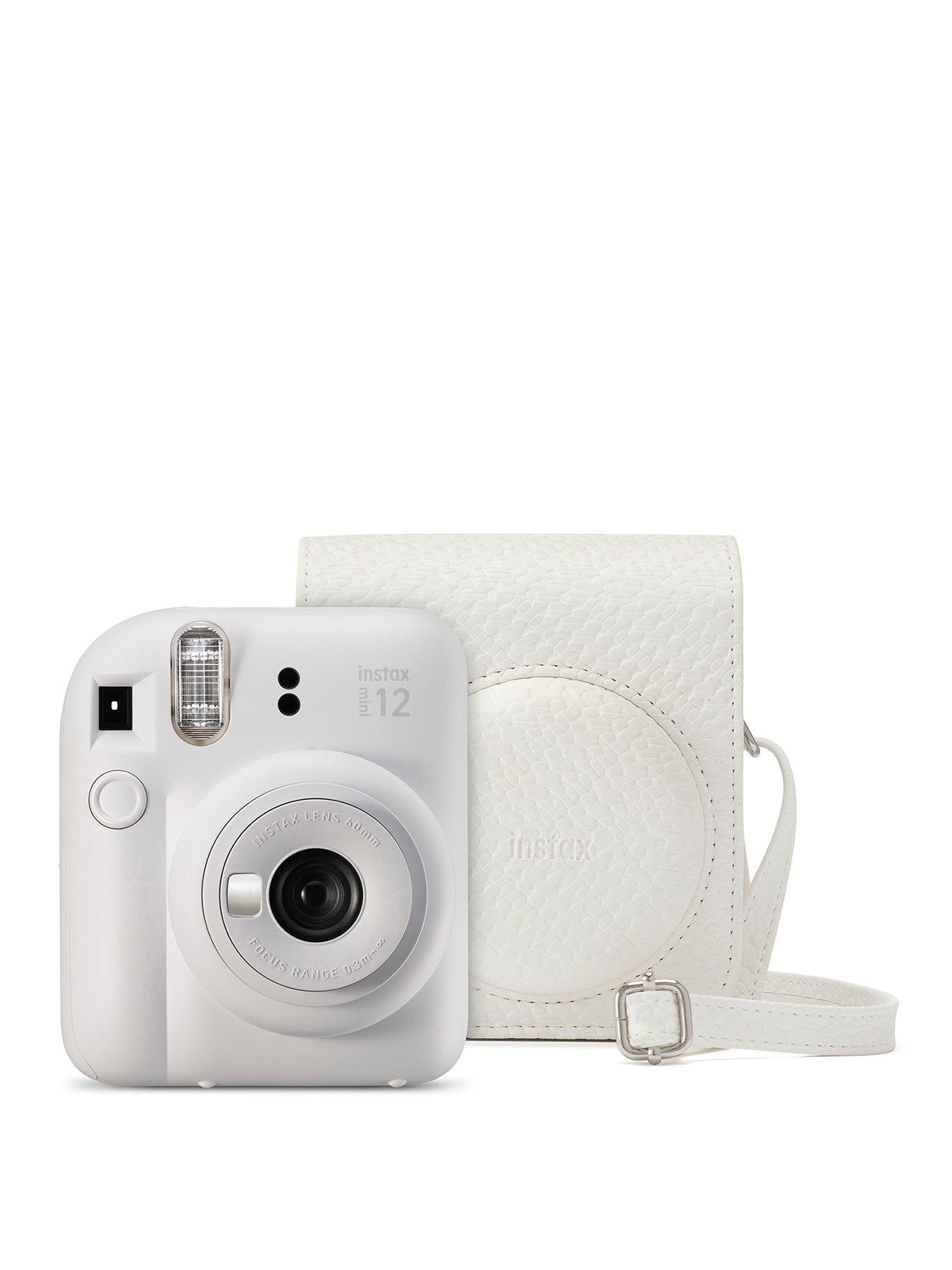 Image 1 of 6 of Fujifilm Instax Fujifilm Instax Mini 12 Instant Camera Bundle - Clay White