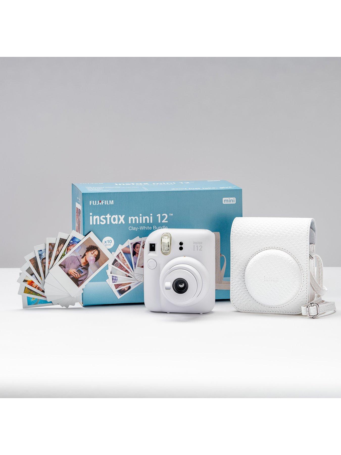 Image 2 of 6 of Fujifilm Instax Fujifilm Instax Mini 12 Instant Camera Bundle - Clay White